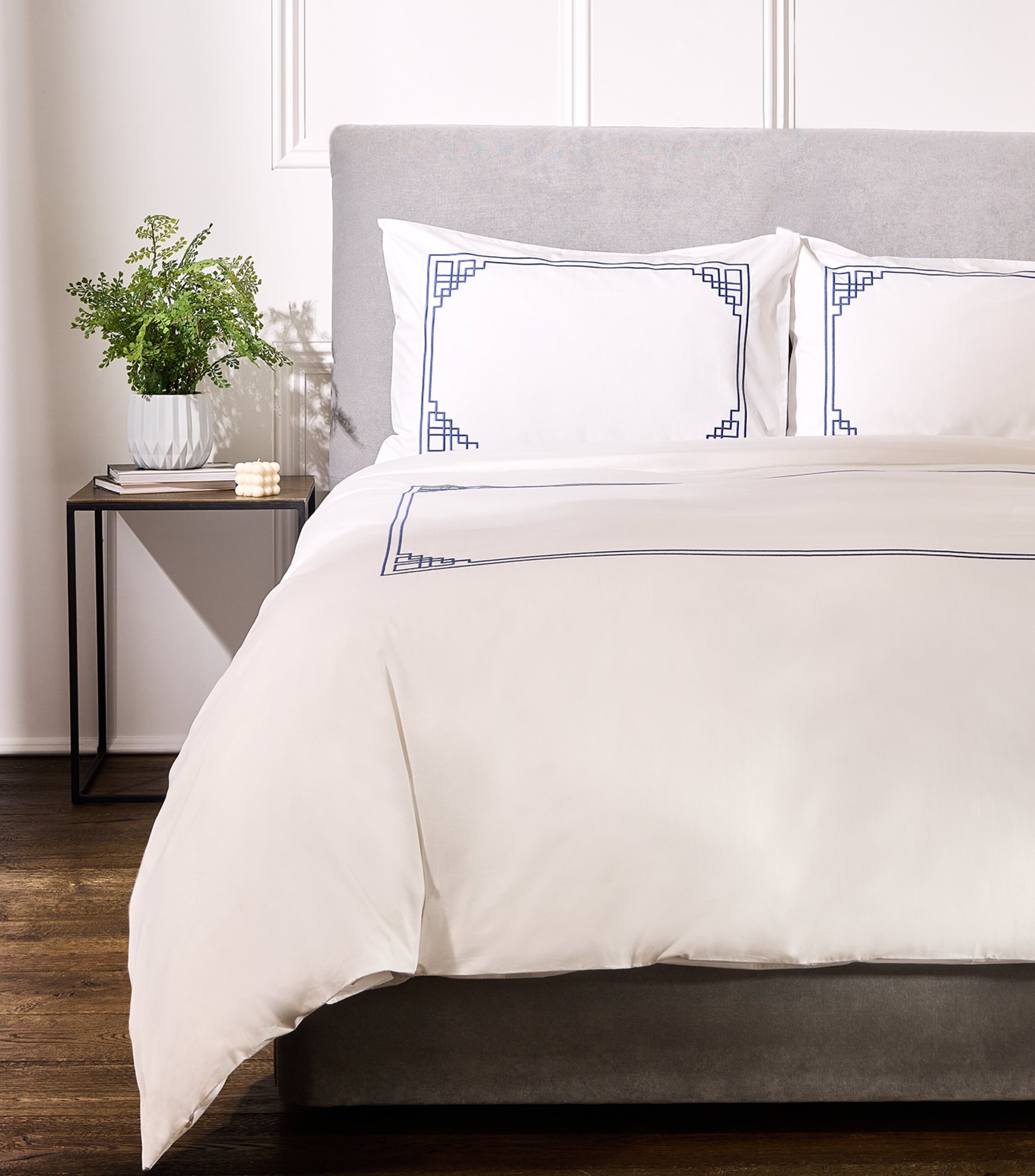 Peter Reed Trawden King Duvet Cover Set In White