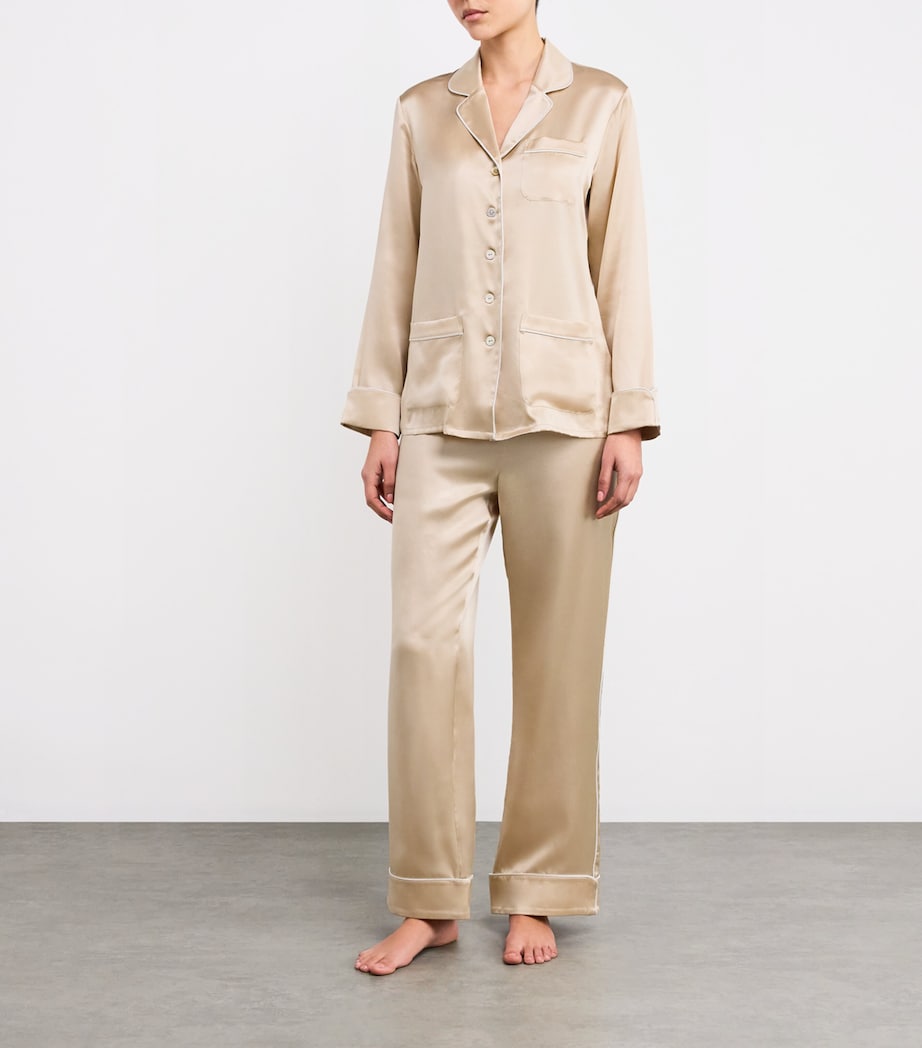 Silk Coco Pyjama Set CARAMEL Image 2