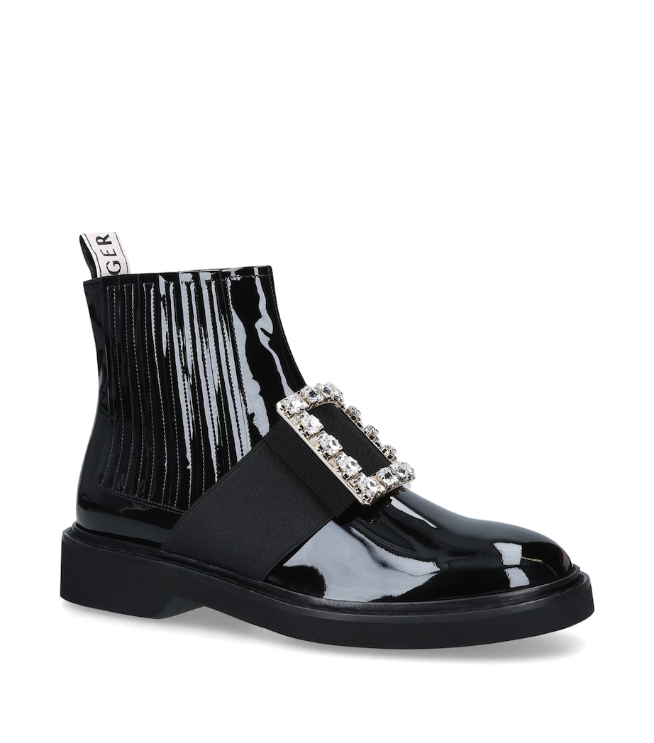 Crystal-Embellished Chelsea Viv' Rangers Boots BLACK Image 1