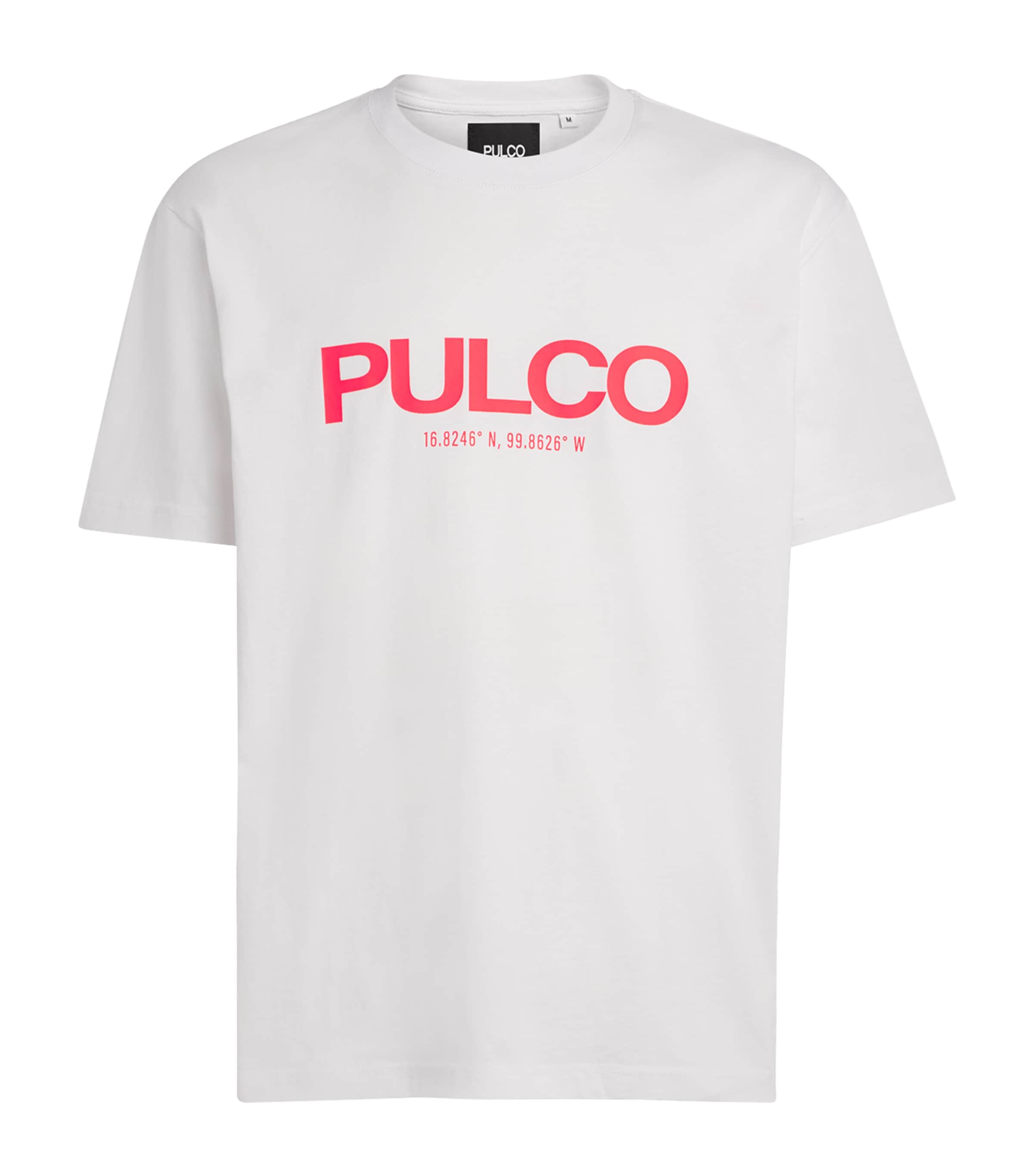 Pulco Studios Coordinates Logo T-shirt In White