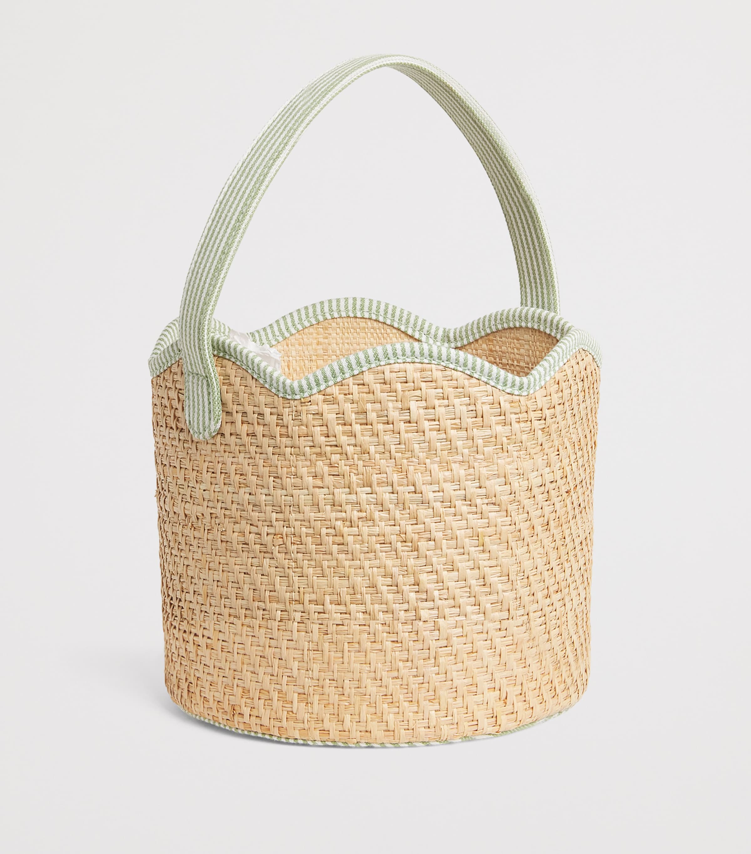 Raffia Easter Egg Basket MULTI Image 2