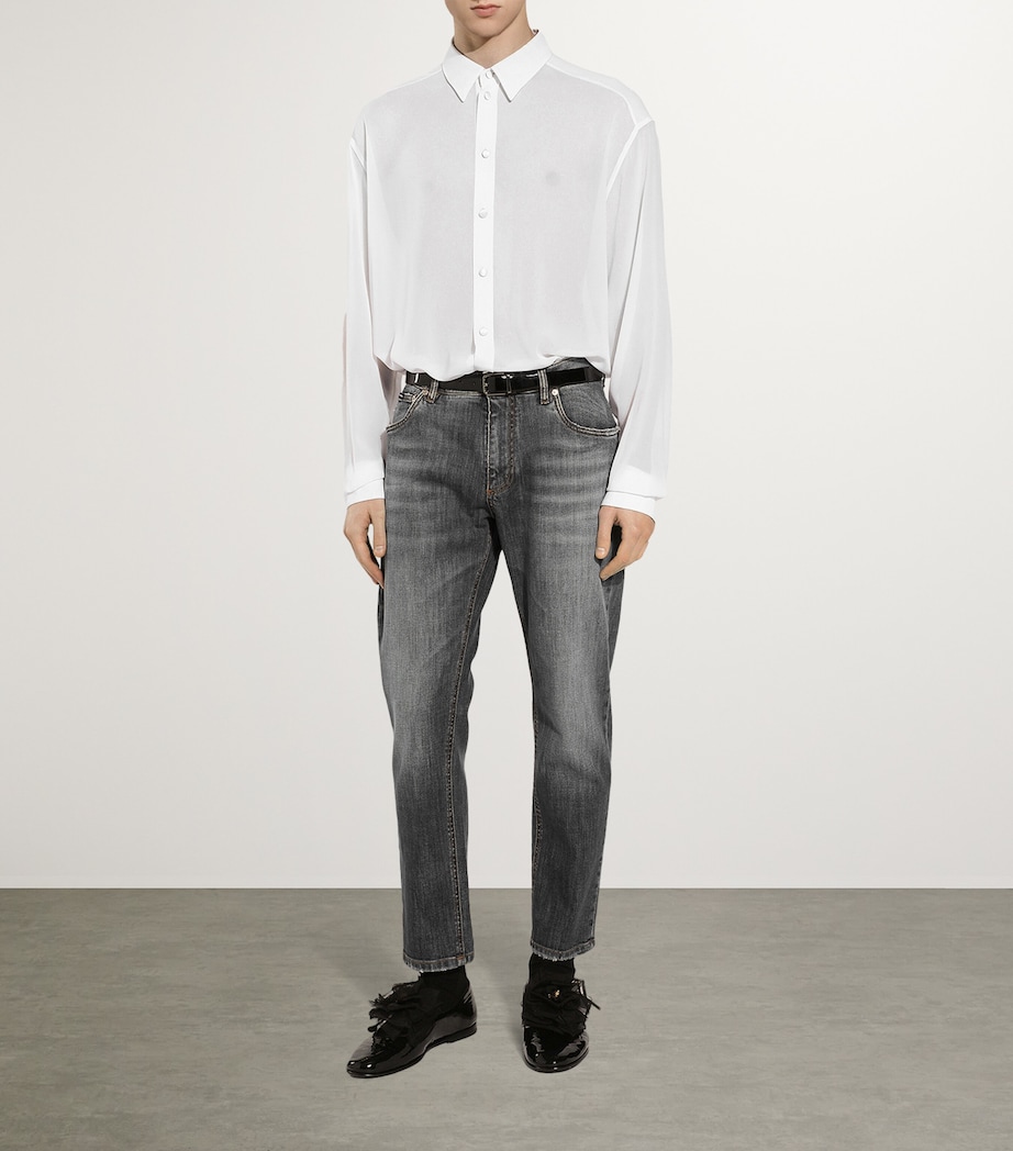 Silk Shirt W0800-OPTICAL WHITE Image 2