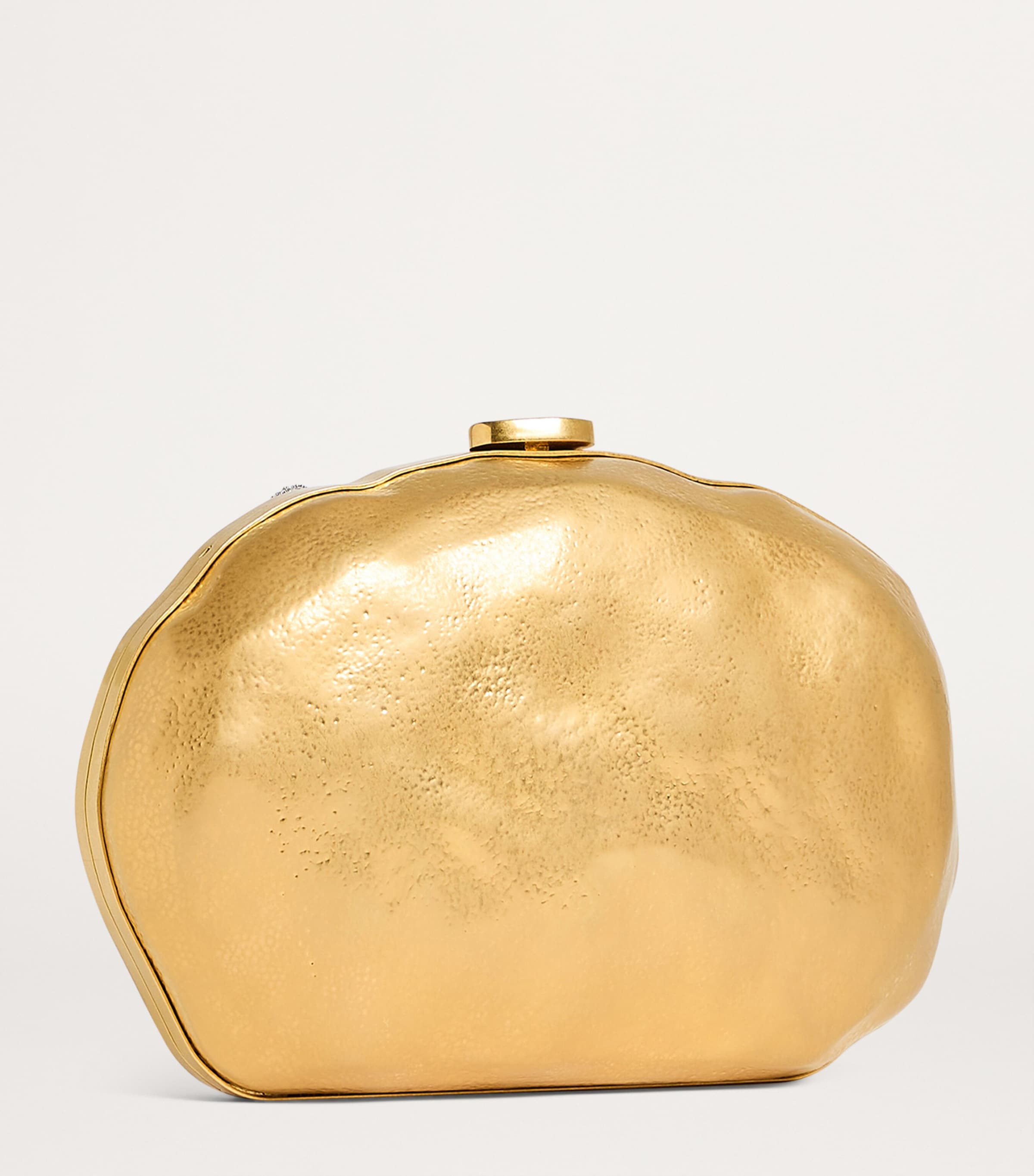 Half Face Bijoux Mianudière Clutch Bag 001GOLD Image 3