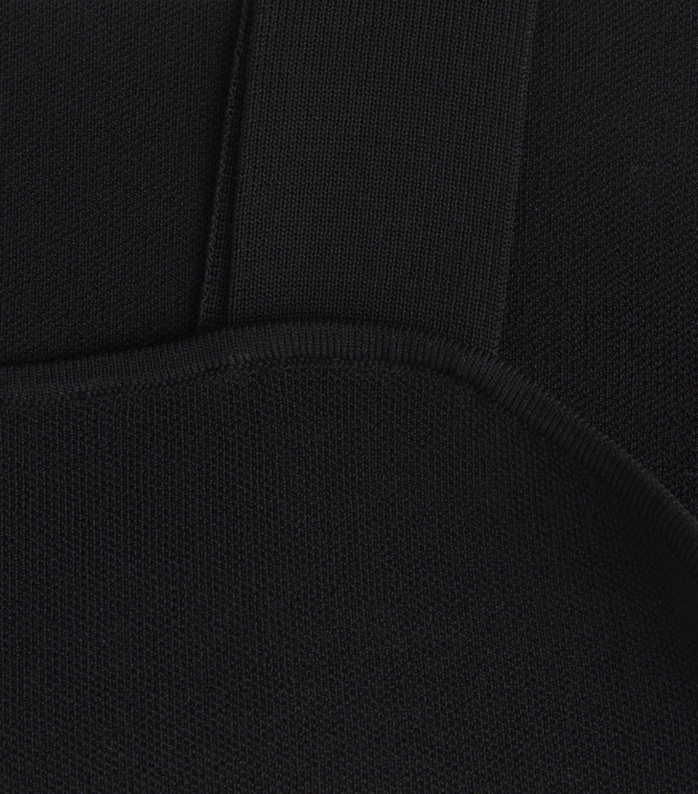 Maje Womens Square-Neck Crop Top Black Image 6