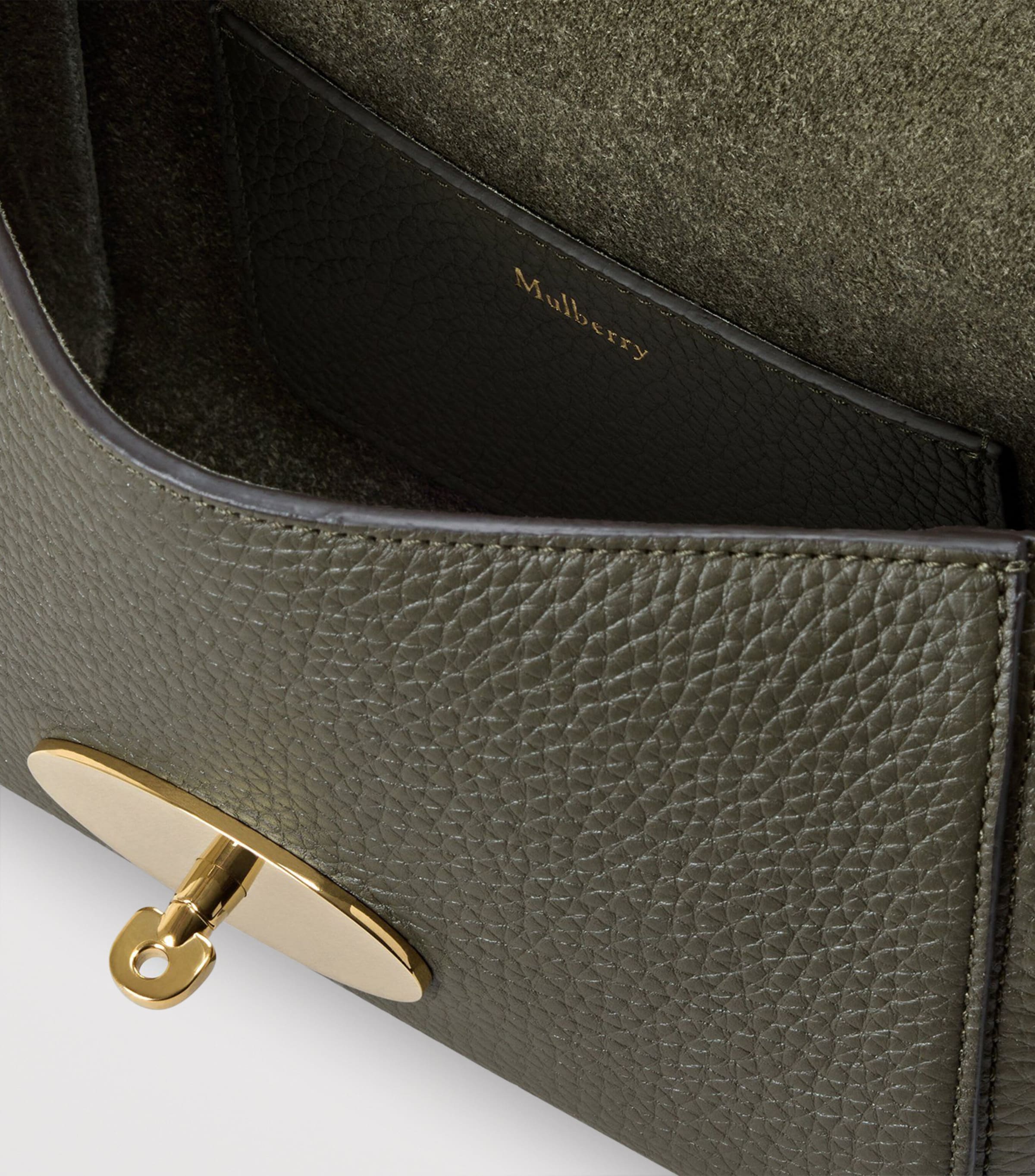 Leather Lily Shoulder Bag JUNIPER GREEN Image 5