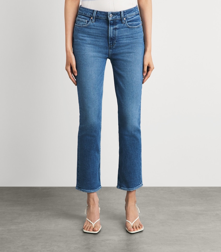PAIGE Womens Stretch-Denim Cindy Straight Jeans Buckingham Image 4