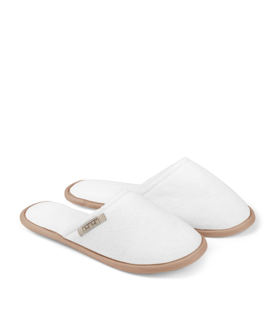 Ash Slippers (Size 36-37) WHITE/ROASTED ALMOND Image 1