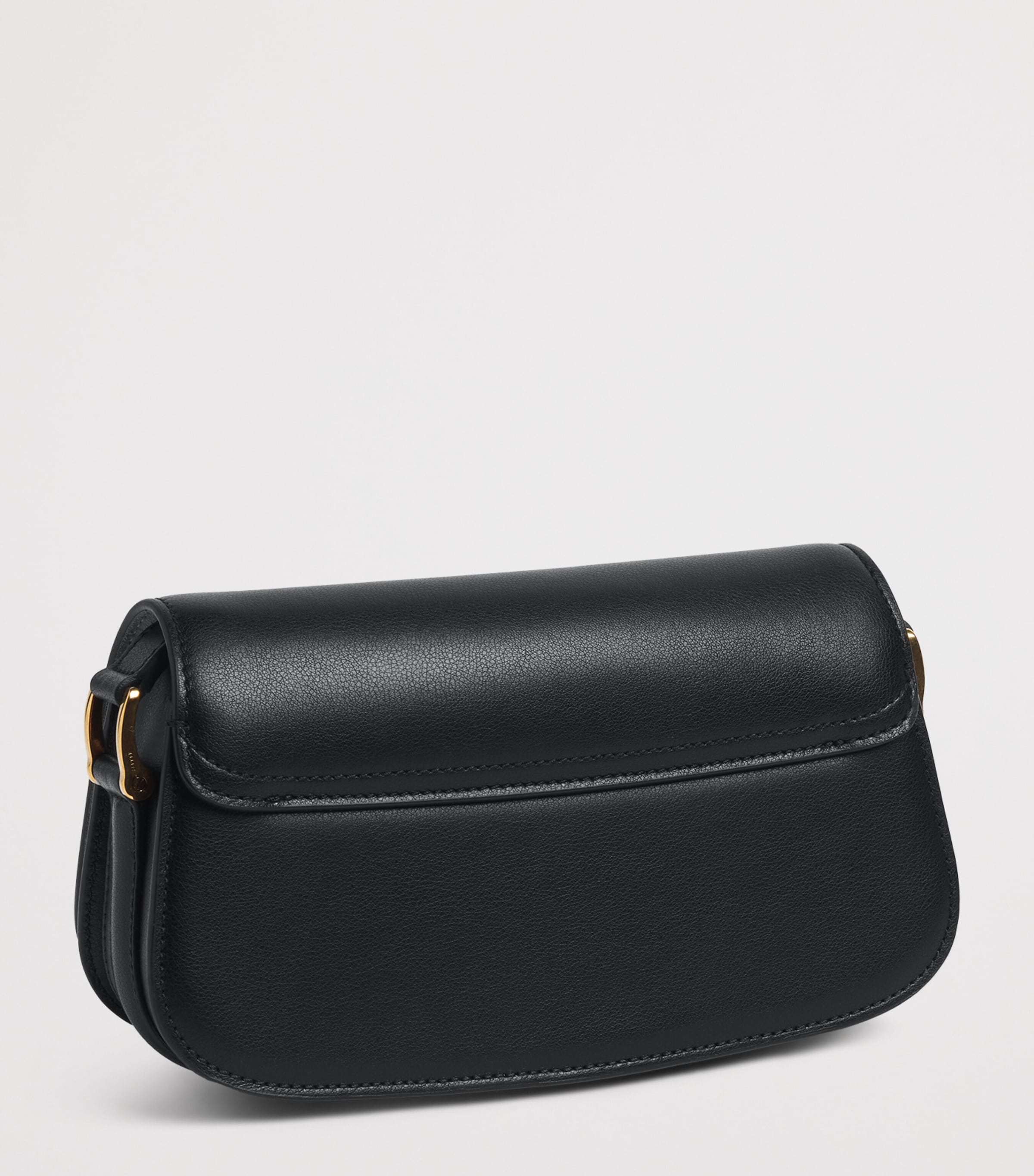 【値下げ】AMI Paris Shoulder bag Black AMI Paris Black Leather Paris Paris Shoulder Bag | Harrods US