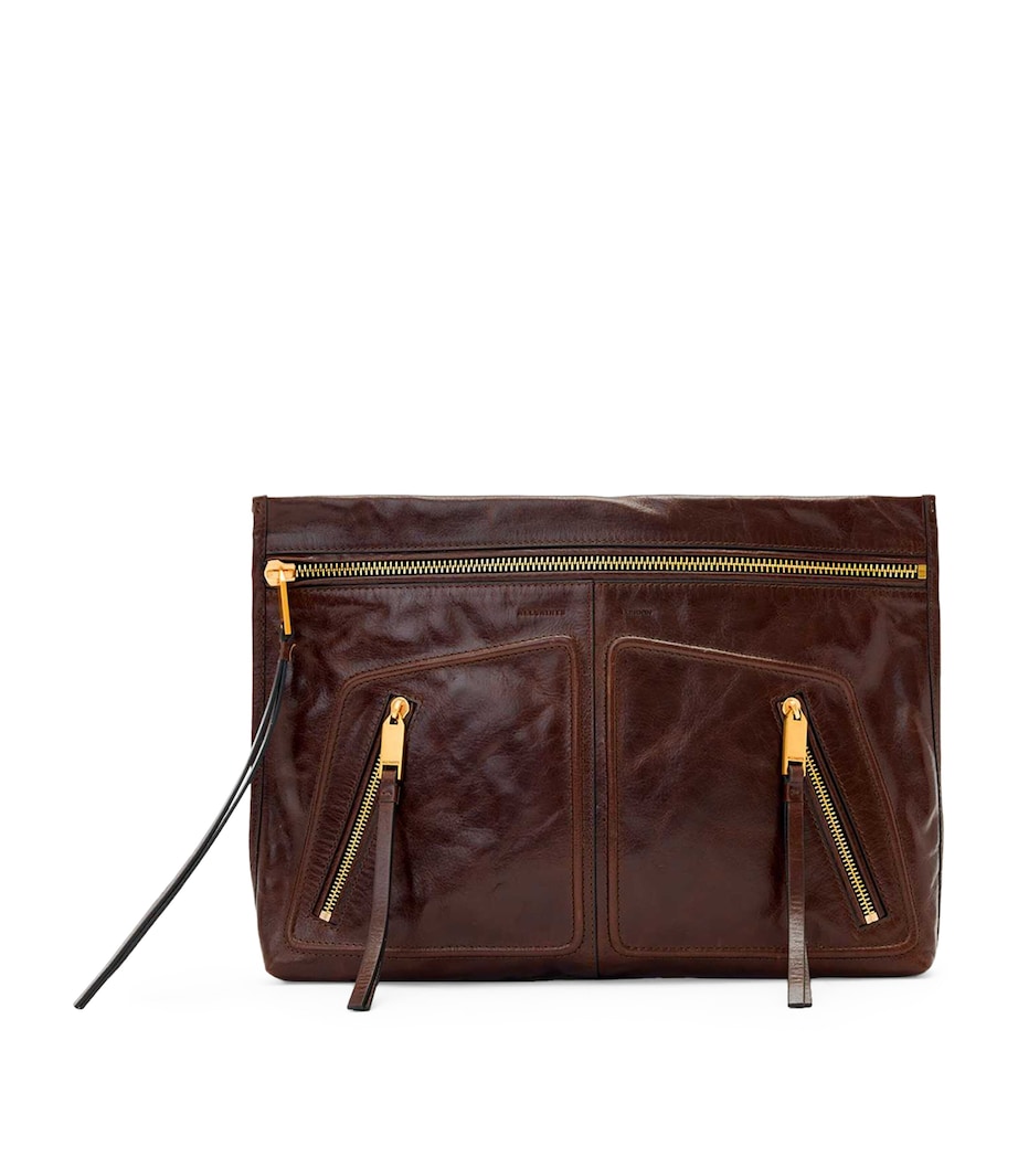 Leather Jean Rey Pouch COGNAC BROWN Image 1