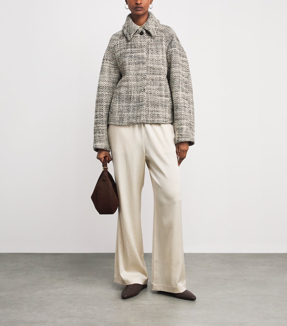 Virgin Wool-Blend Geroux Jacket COCOA COMBO Image 2