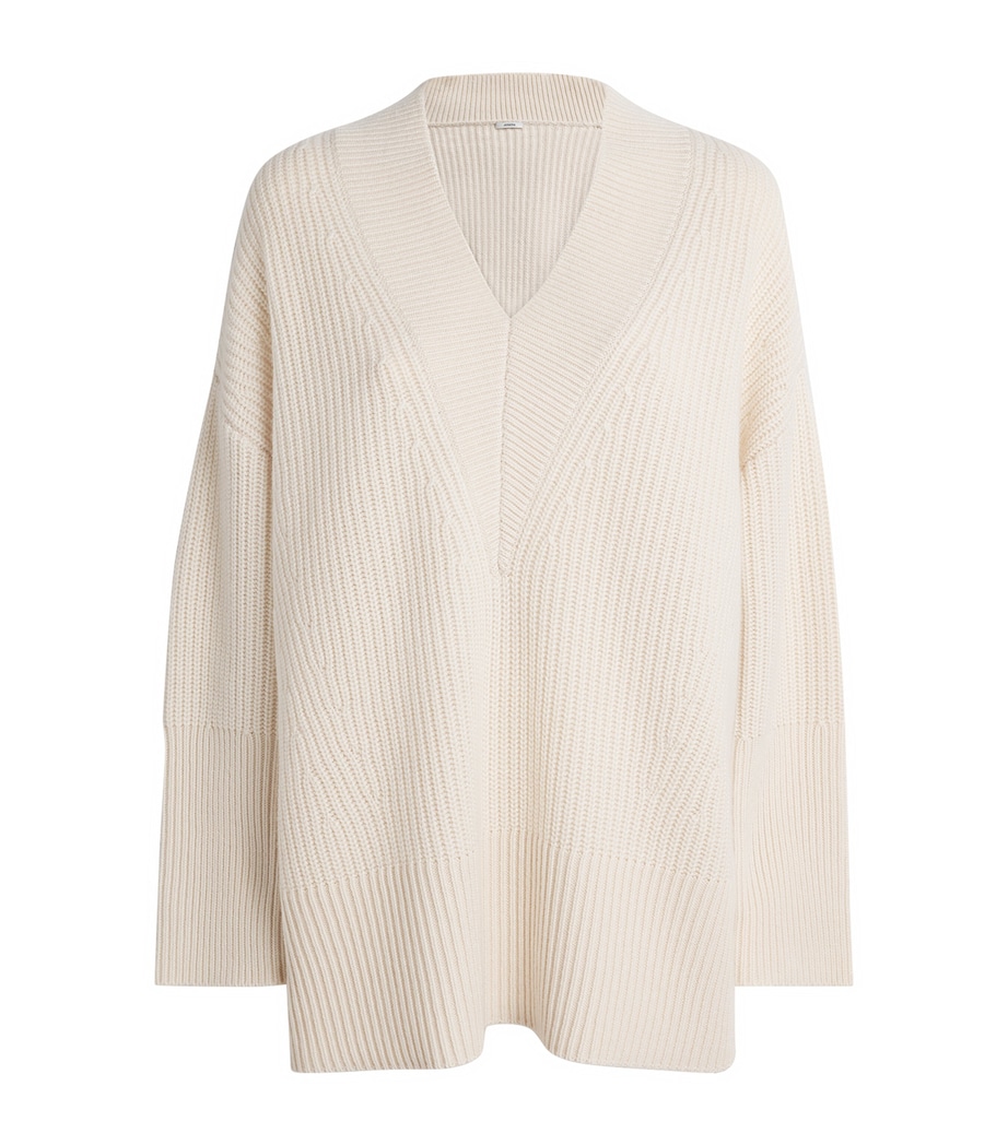 Cashmere Ribbed Noel Sweater WAX Image 1