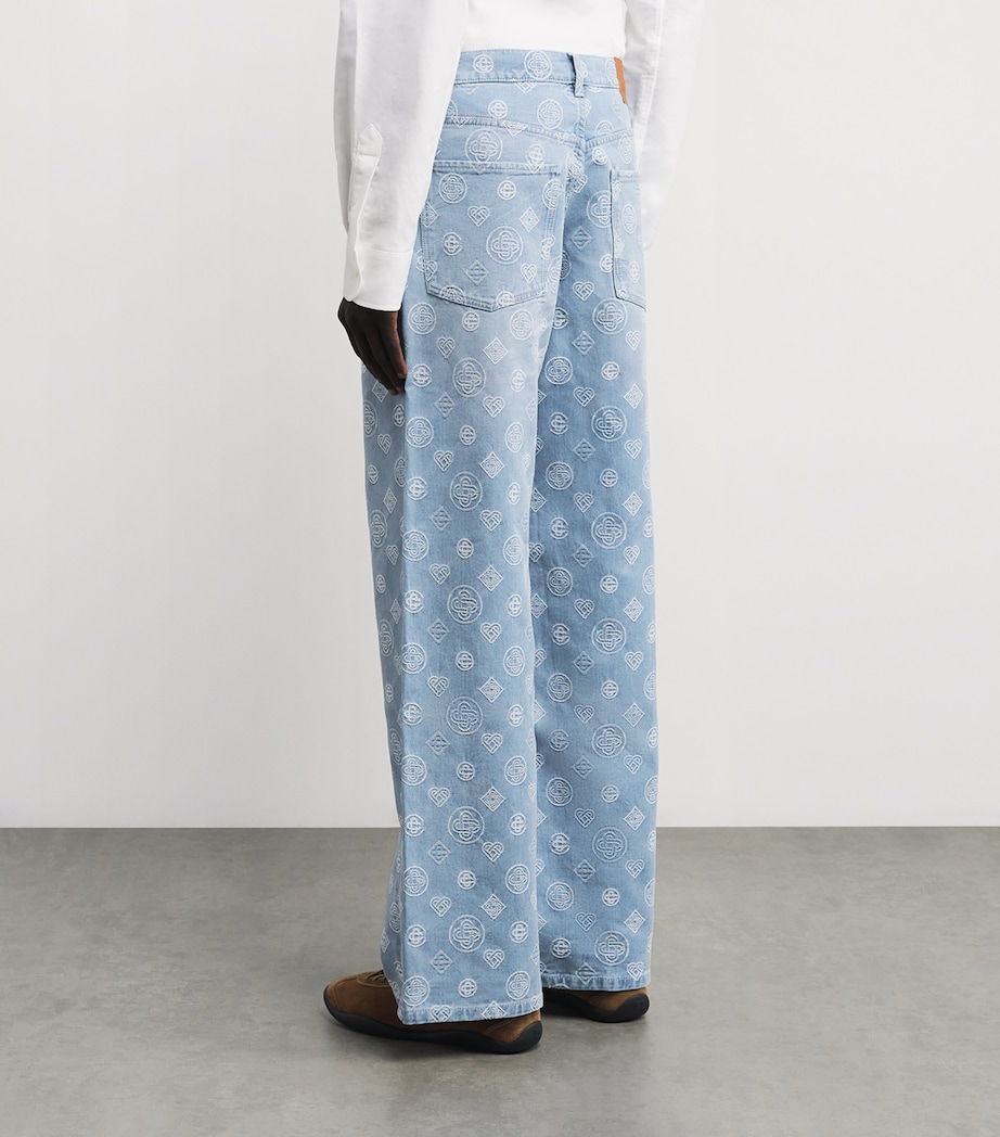 Monogram Relaxed Jeans WASHED MONOGRAM Image 4
