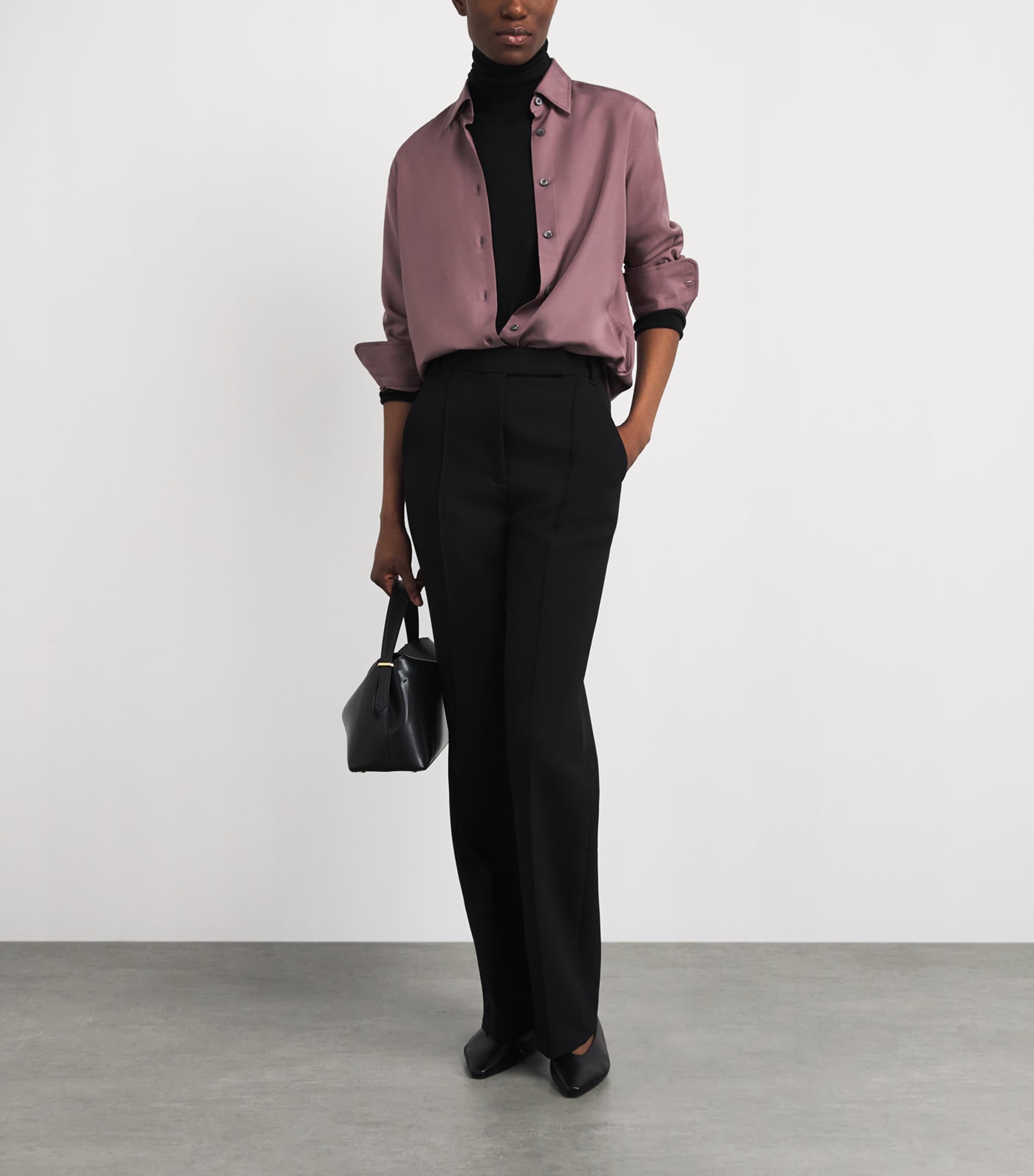 Brioni Womens Cashmere-Silk Rollneck Sweater Image 2