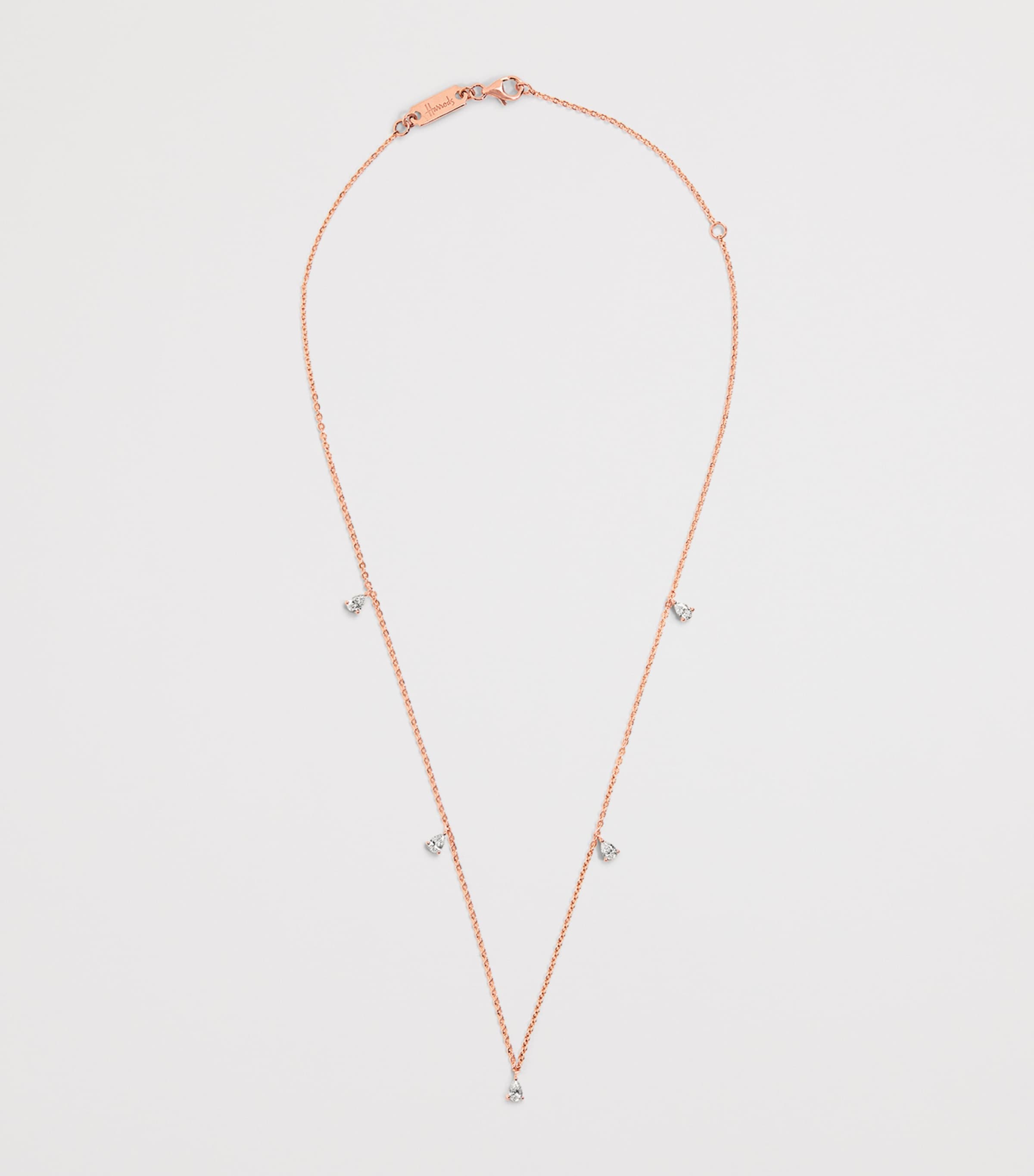 Rose Gold and Diamond Necklace (0.80ct) ROSE GOLD Image 3