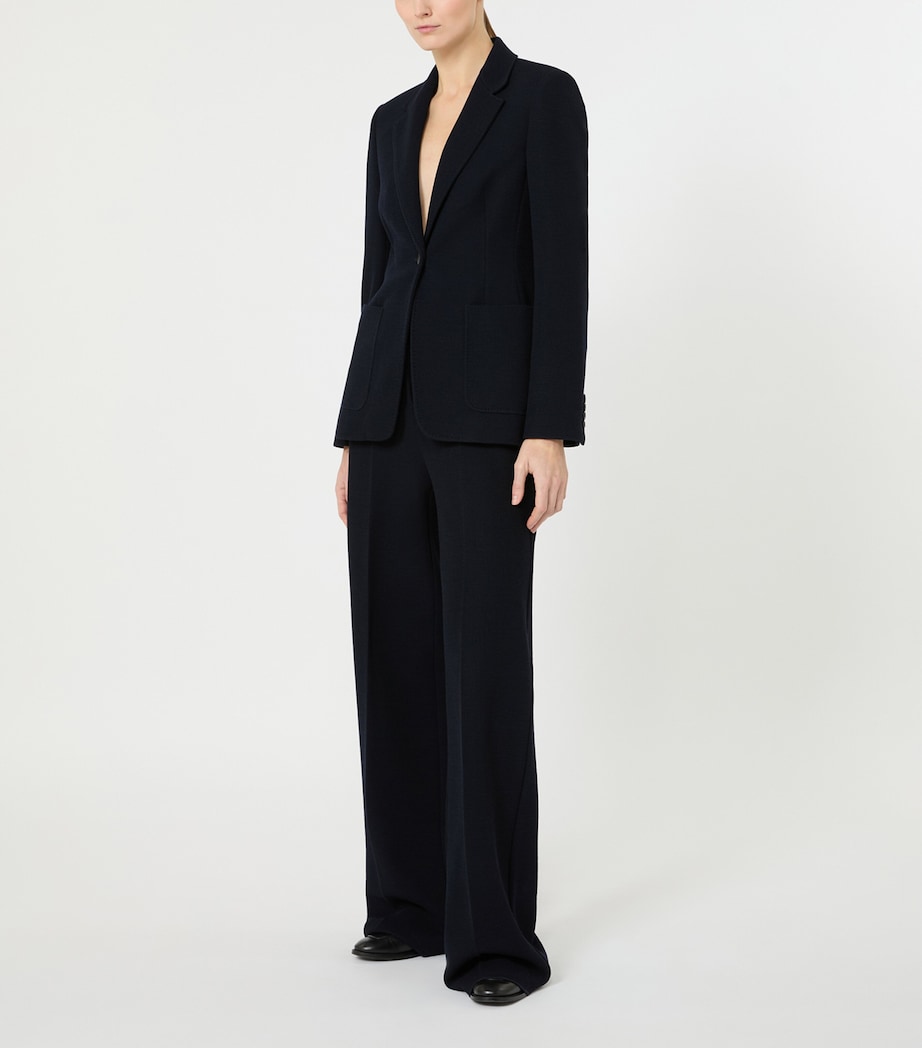 Virgin Wool Single-Breasted Blazer ULTRAMARINE Image 4