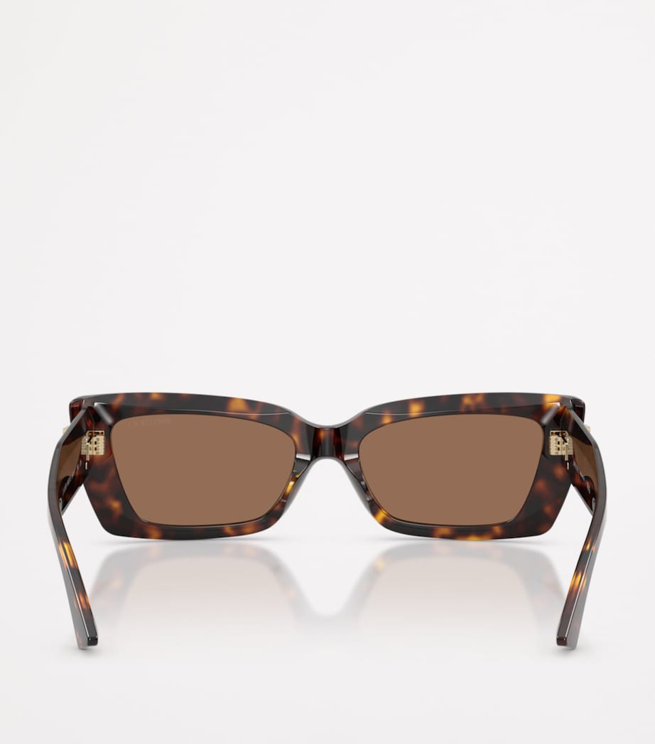 Havana Cat Eye Sunglasses 500273 Image 4