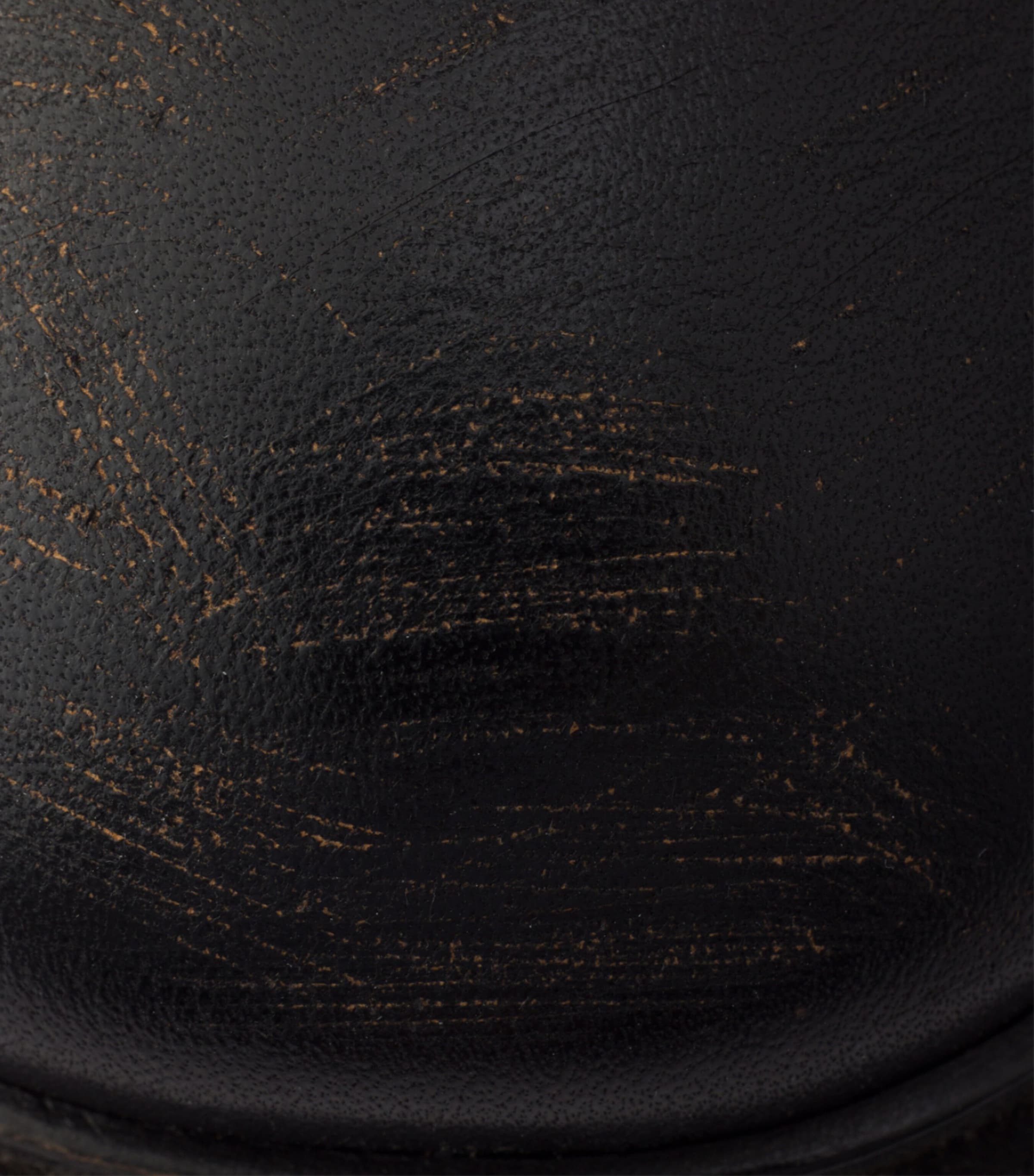 Prada Leather Vintage-Effect Mid-Calf Boots 30 Black Image 6