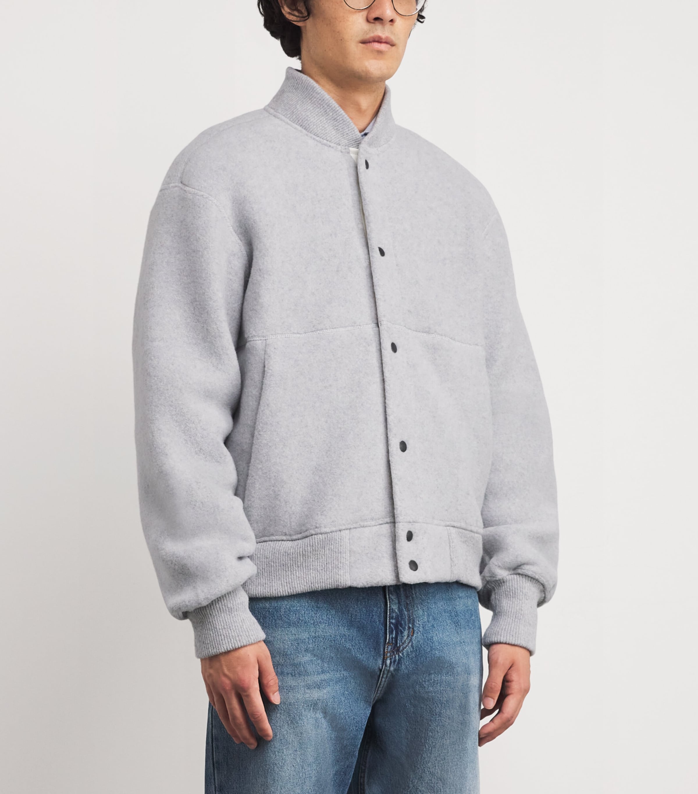 Wool-Blend Hudson Bomber Jacket 9309 Image 3