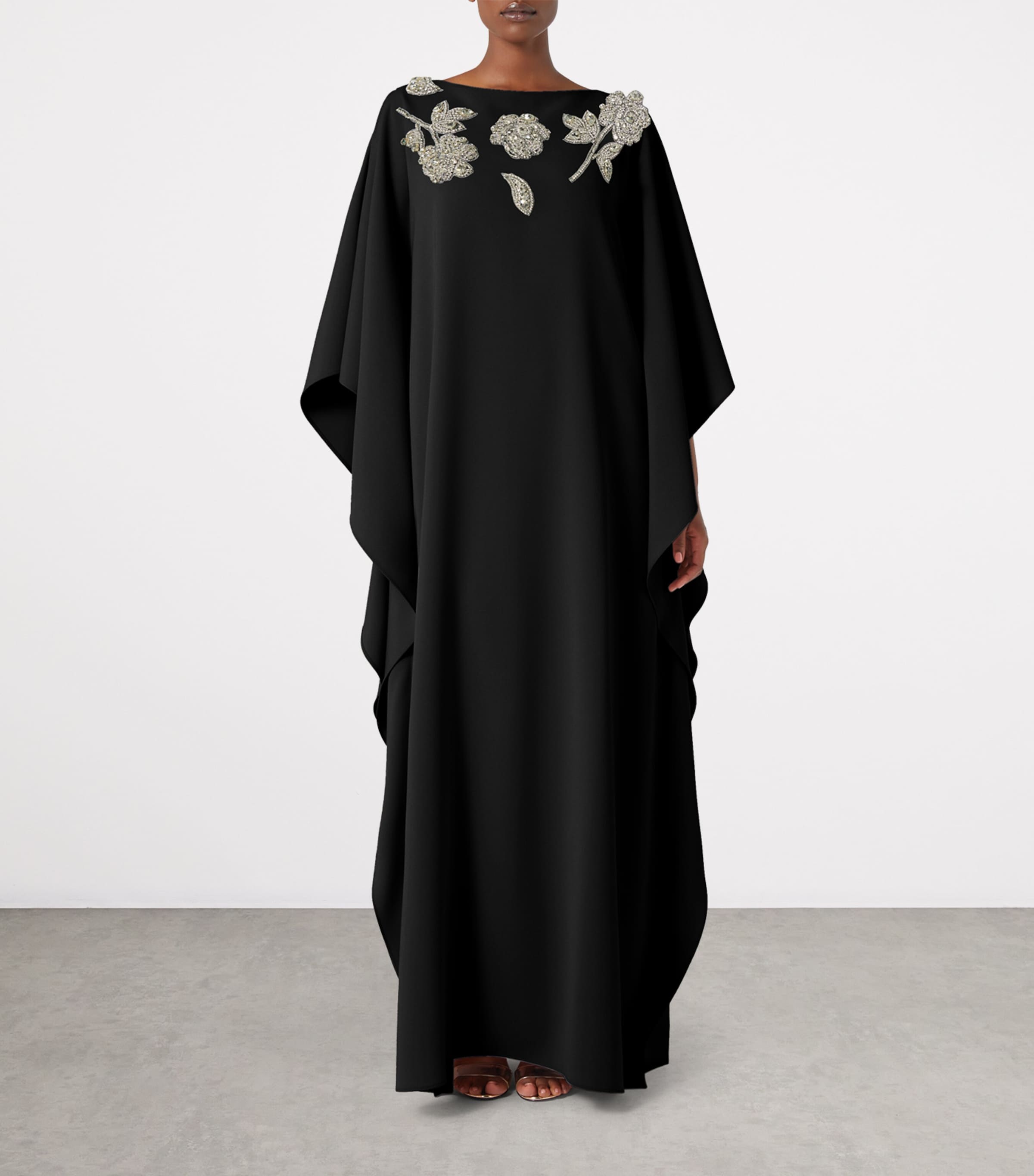 Embellished Kaftan Gown BLACK Image 2