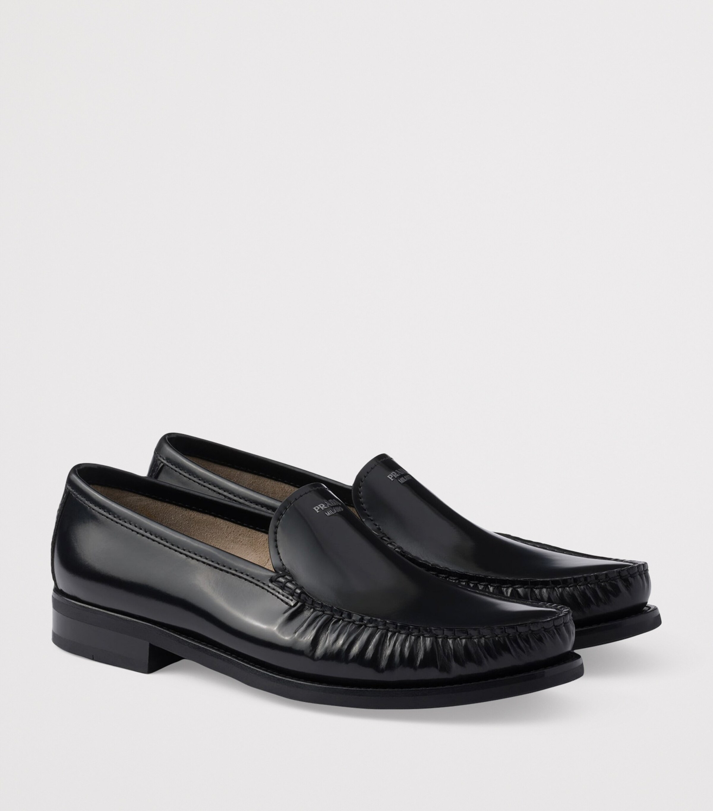 Patent Leather Logo Loafers F0002 Image 2