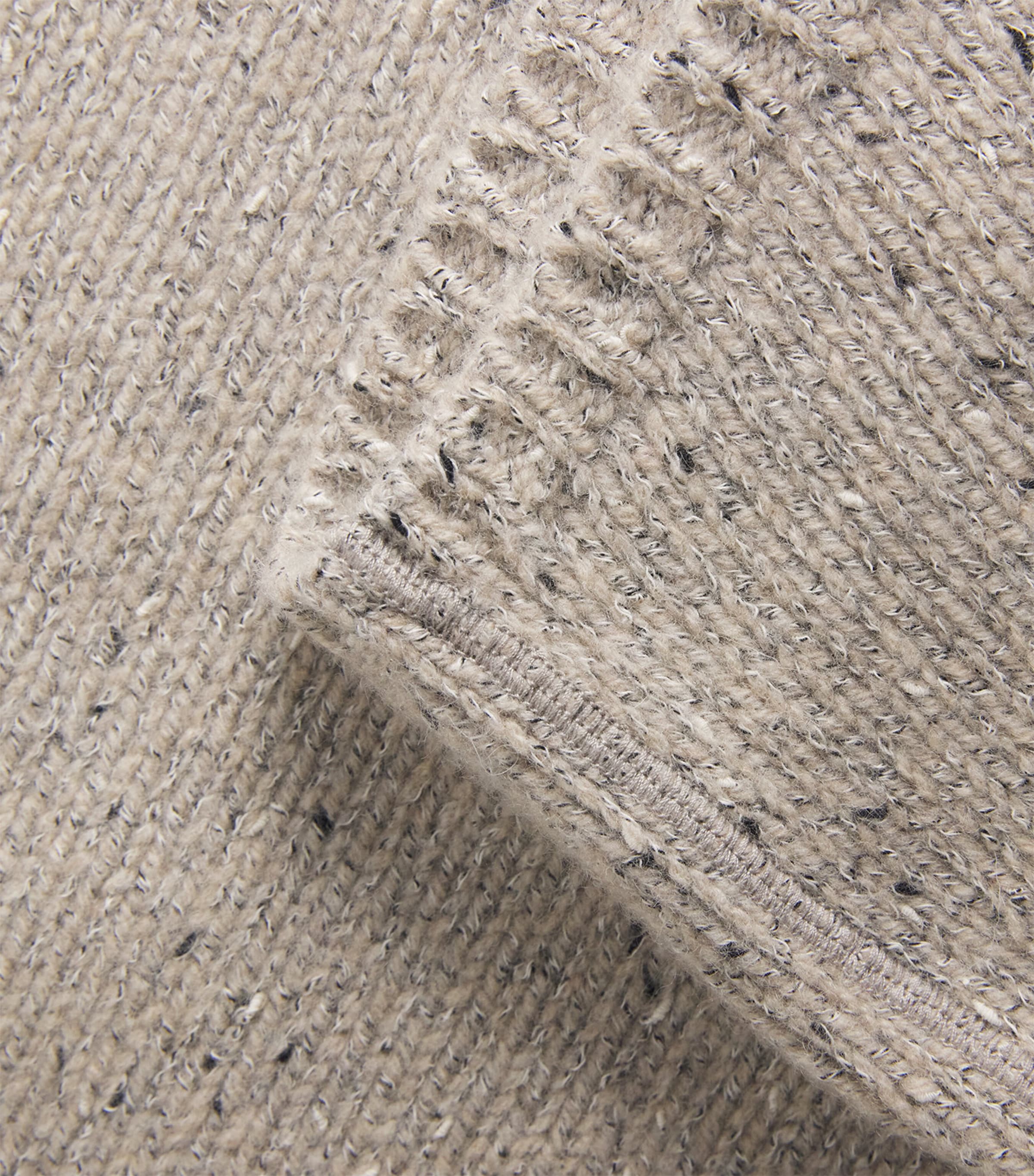 Wool-Cotton-Cashmere Mini Skirt E2E-BEIGE MULTI Image 5