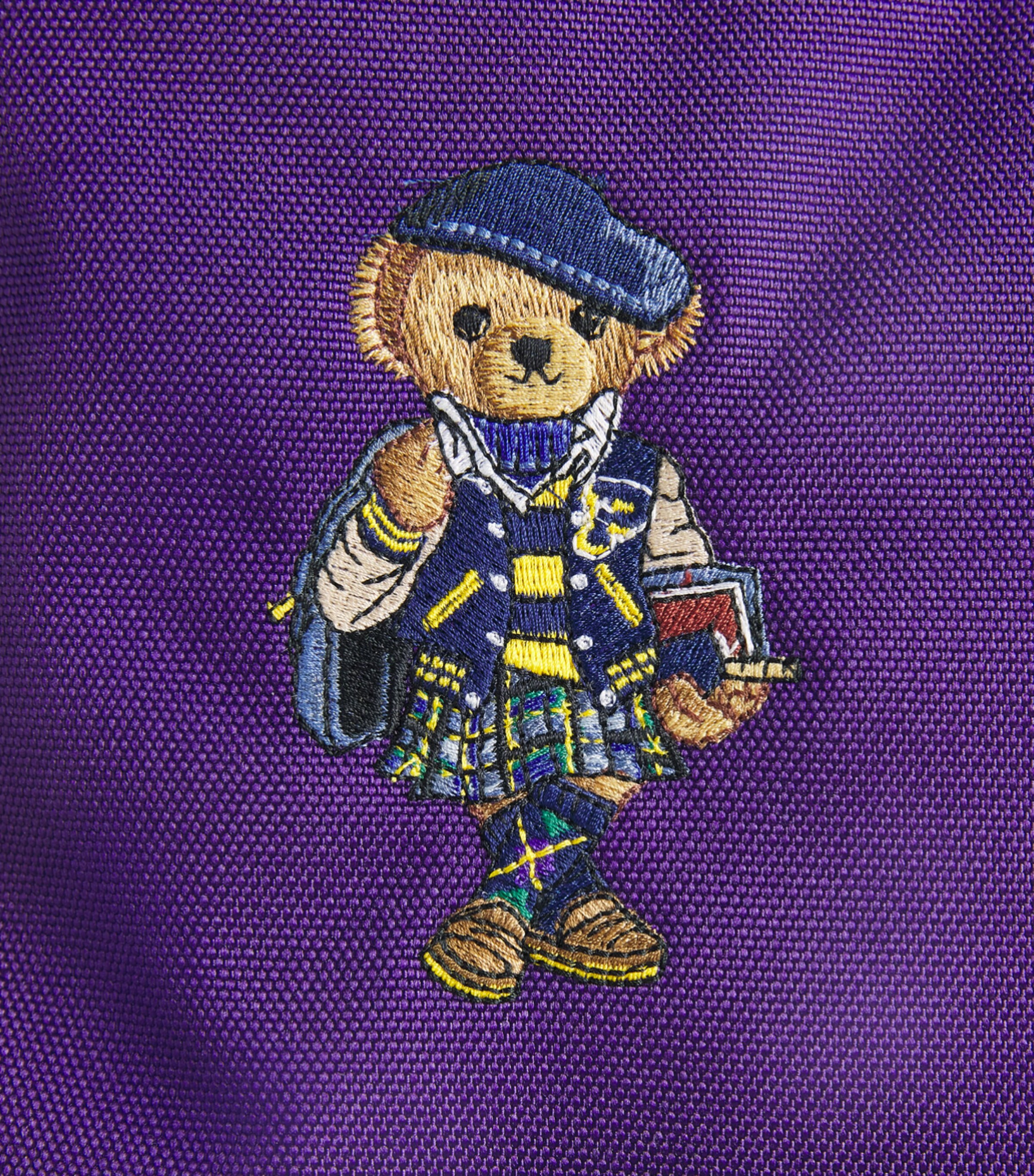 Ralph Lauren Kids Purple Polo Bear Backpack | Harrods US