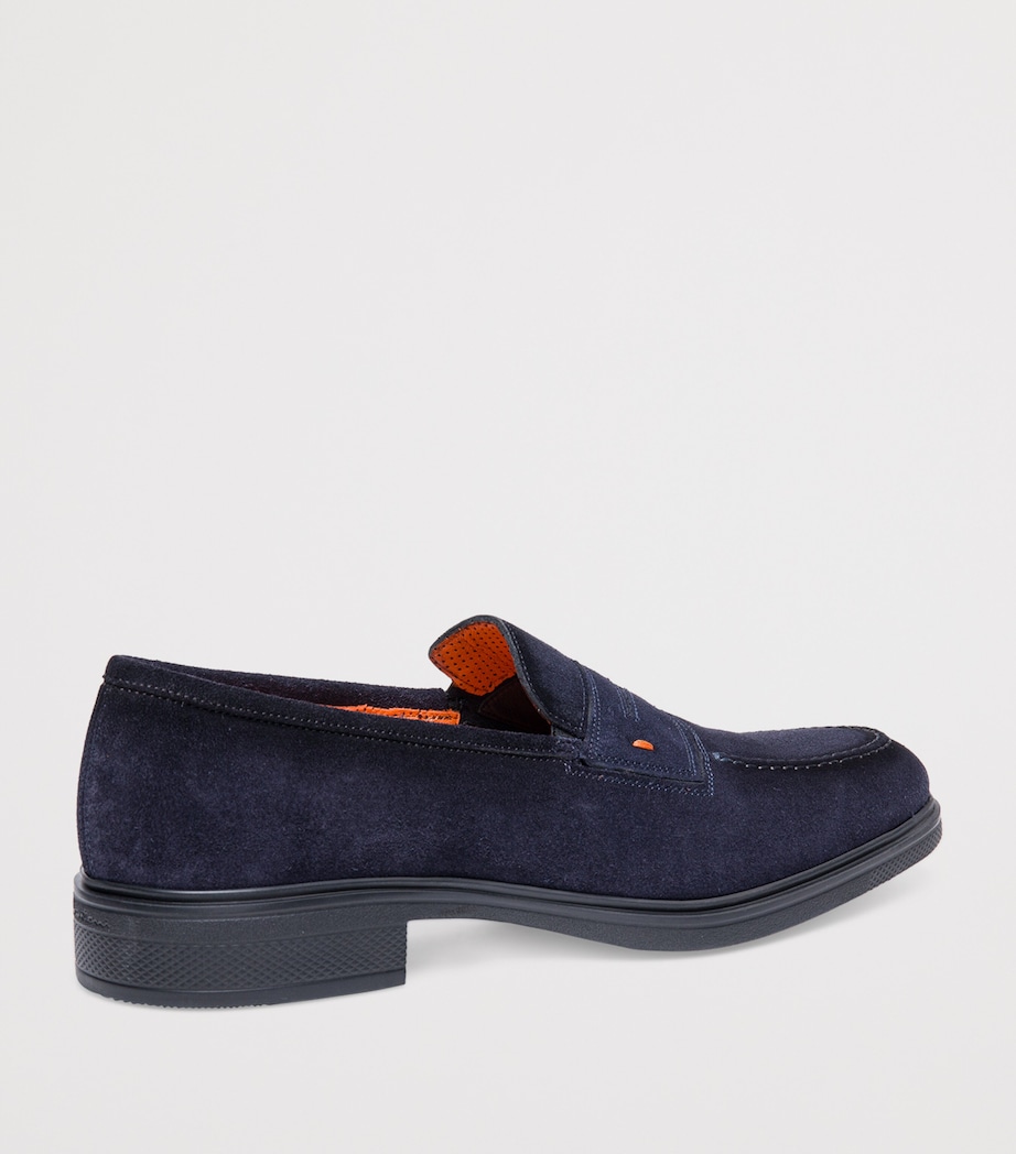 Suede Easy Penny Loafers NAVY Image 4