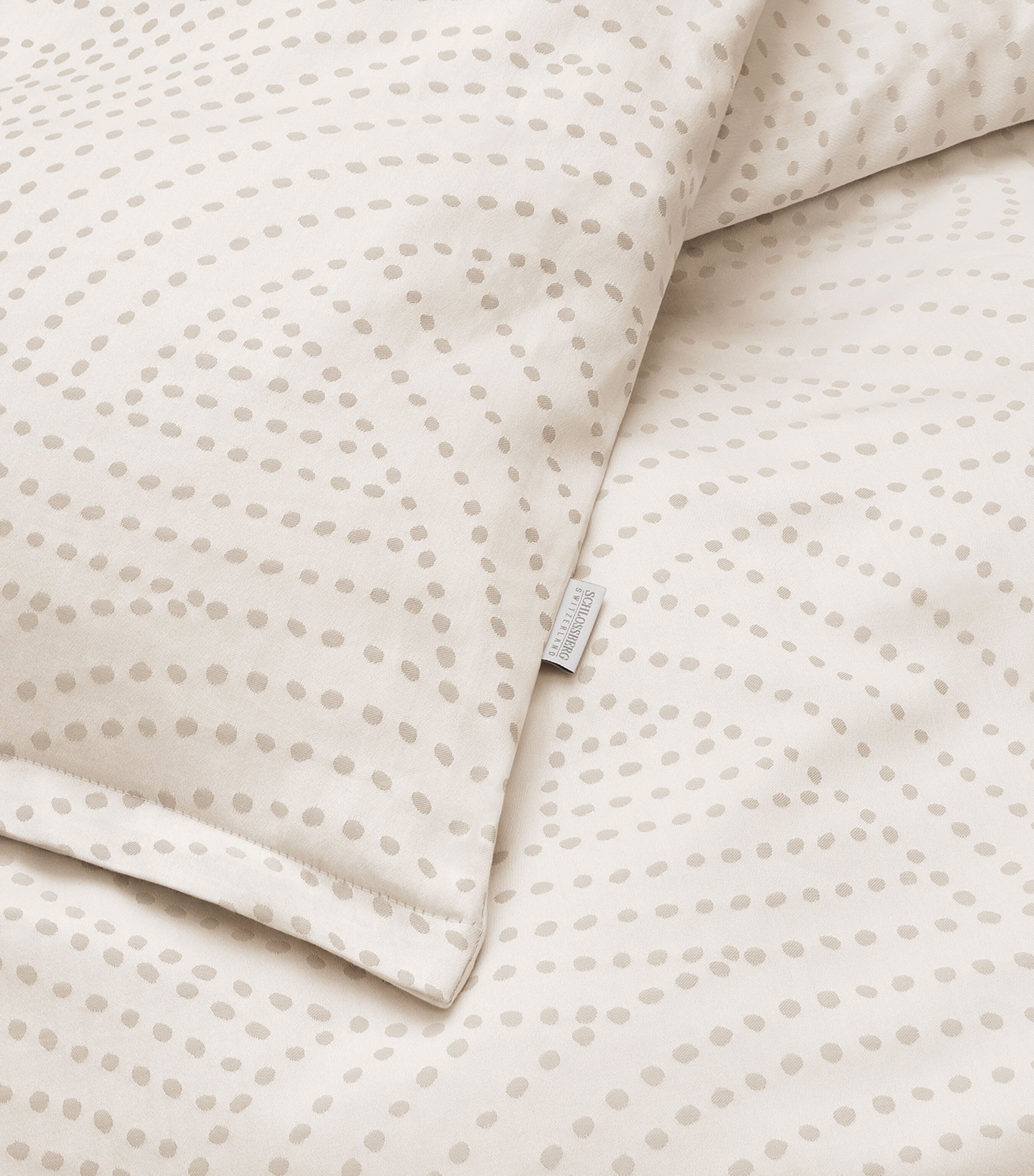 Schlossberg Cotton Yael King Duvet Cover (230cm x 220cm) Beige Image 2