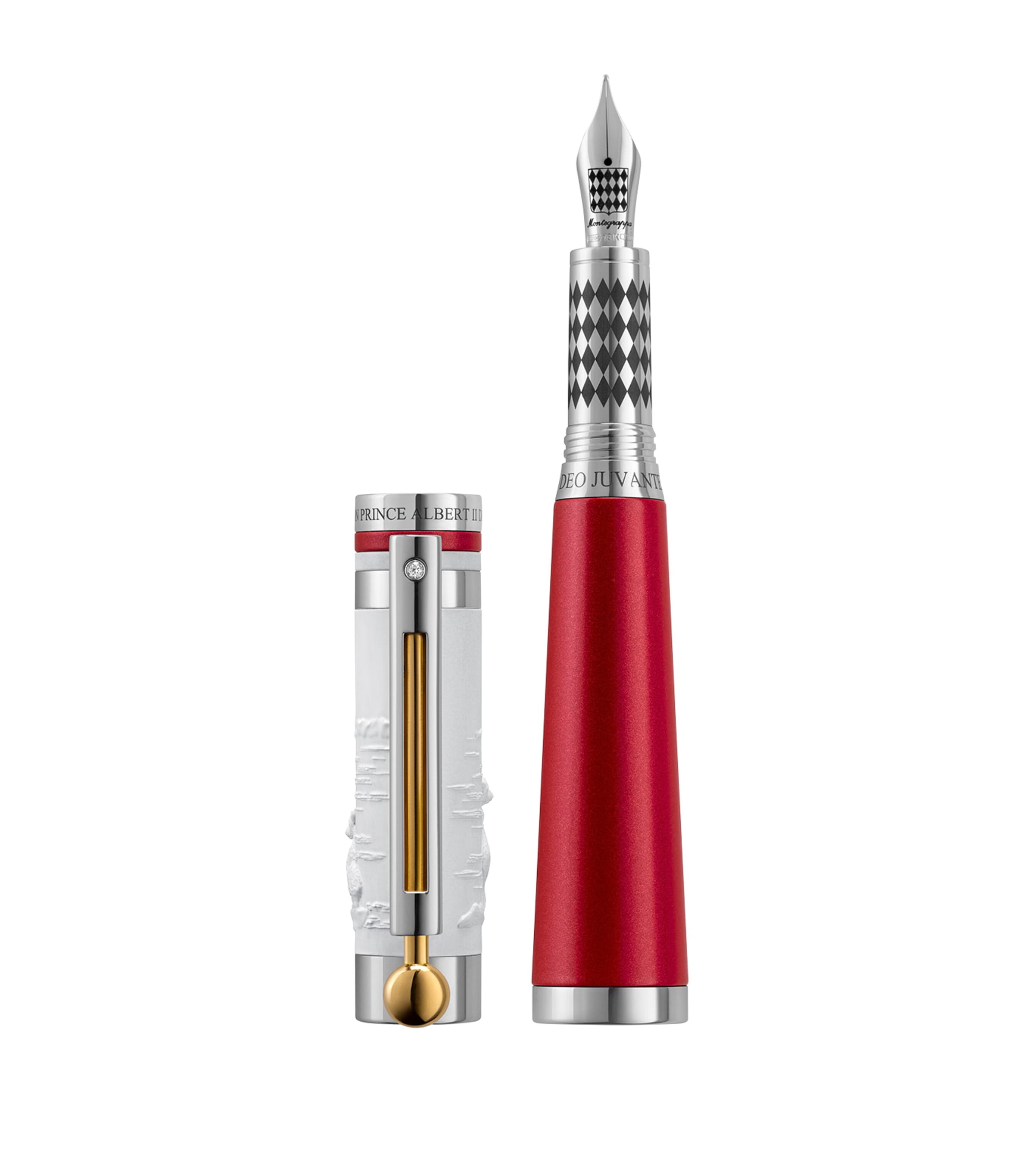 Prince Albert II of Monaco Foundation: Life Fountain Pen RED&WHITE Image 3