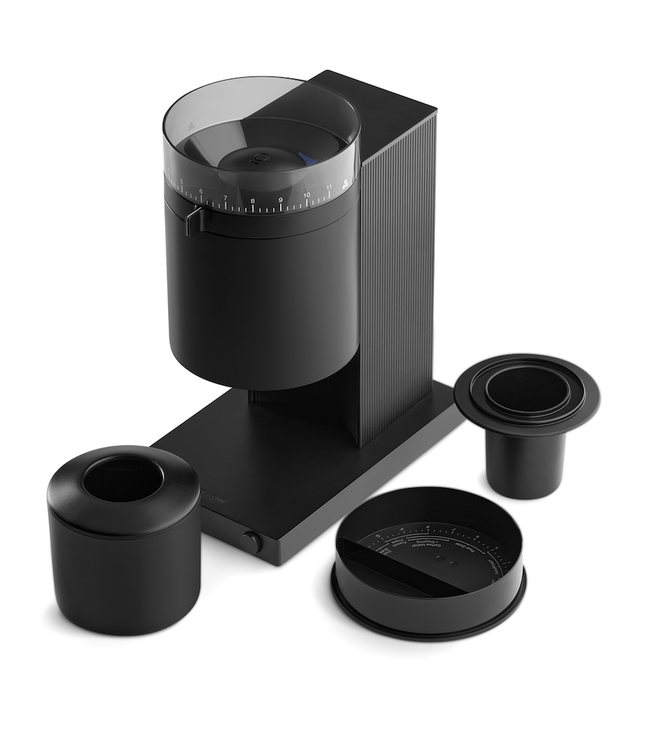 Opus Conical Burr All Purpose Coffee Grinder BLACK Image 11