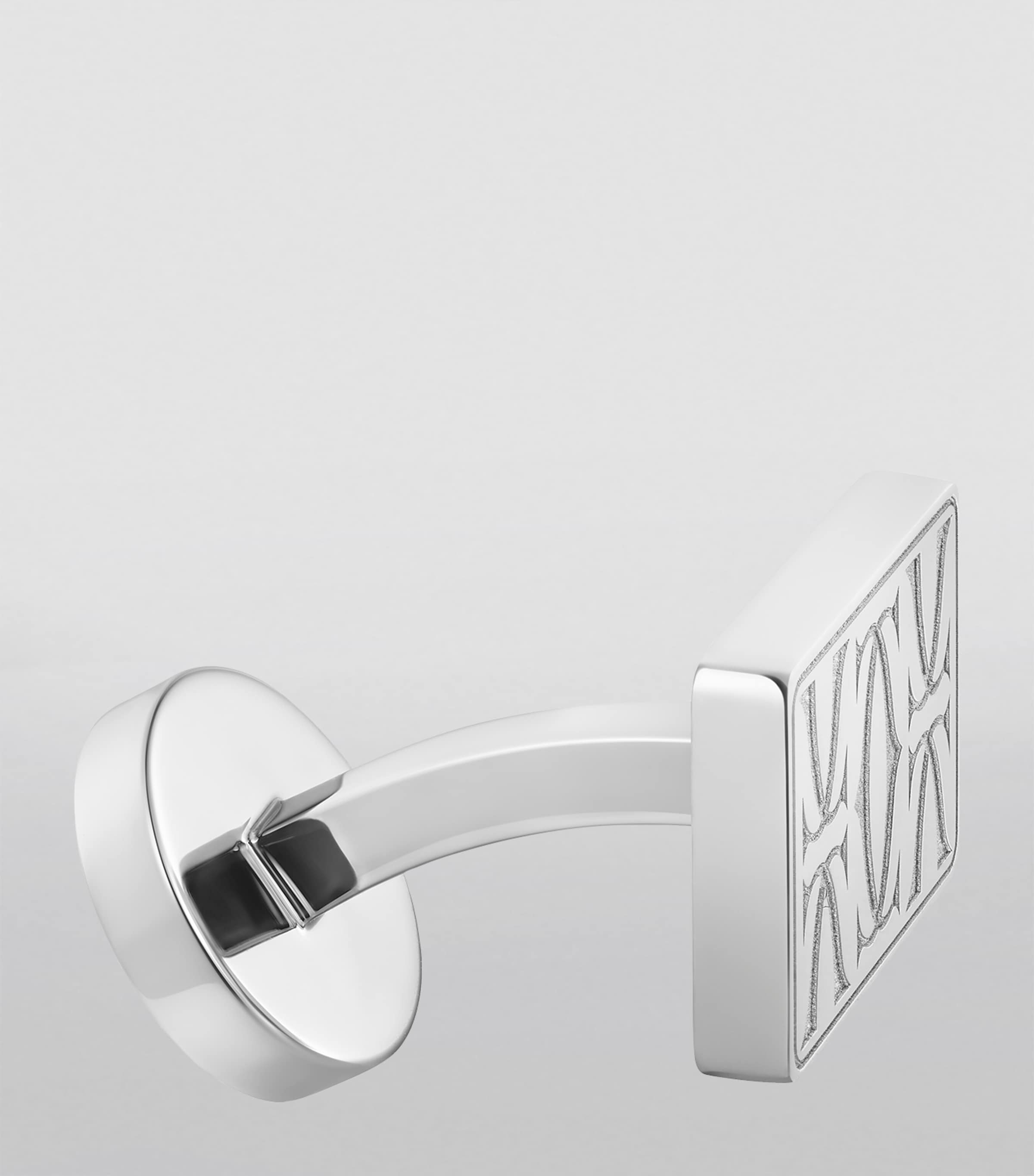 Sterling Silver Double C Cufflinks SILVER Image 2