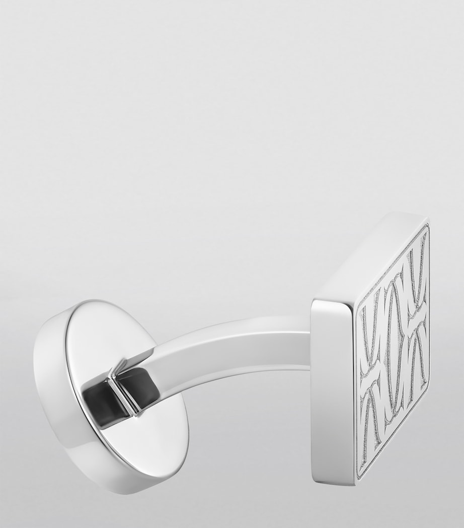 Sterling Silver Double C Cufflinks SILVER Image 2