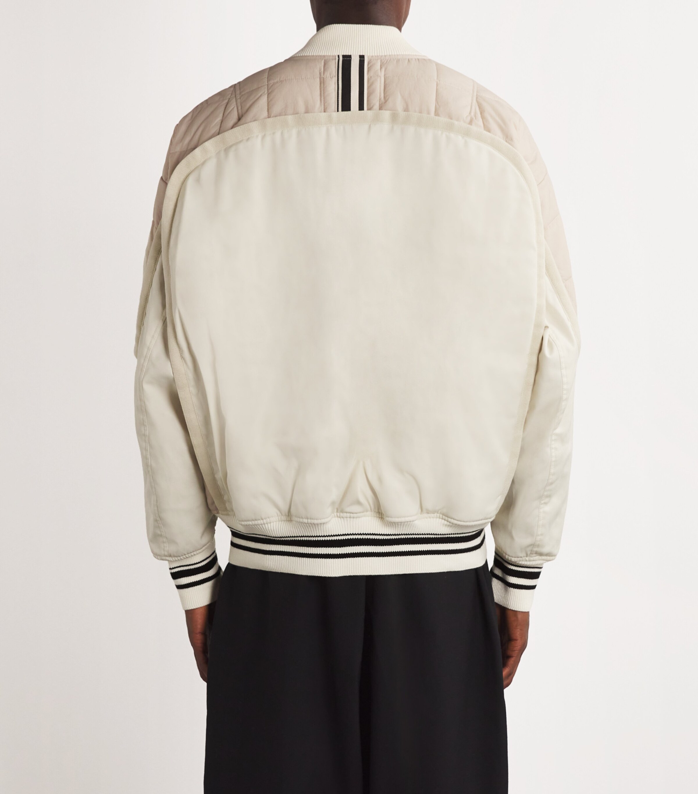 Layered Bomber Jacket 004/IVORY Image 4