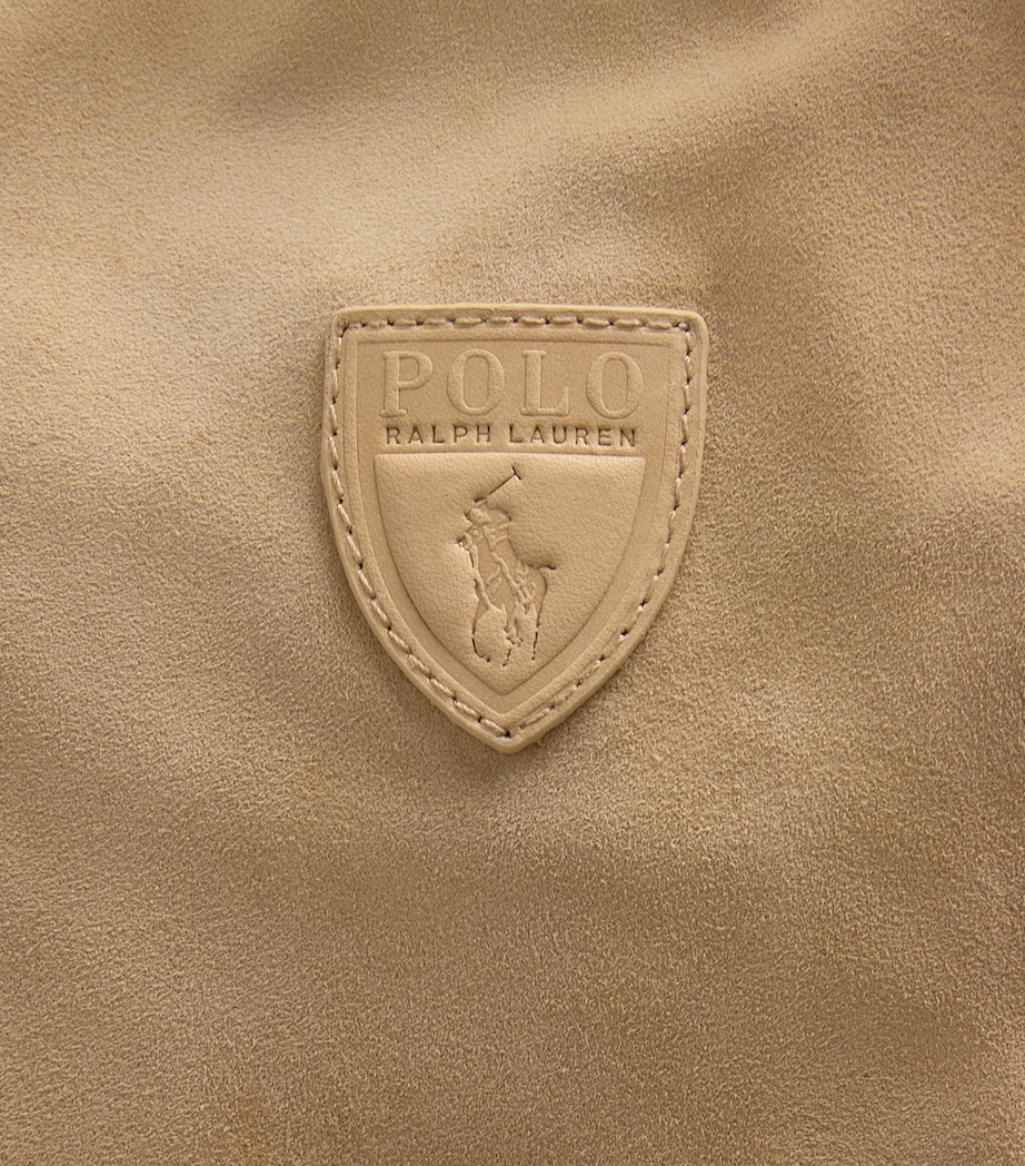 Suede Overshirt VINTG KHAKI/DUNE TAN Image 5