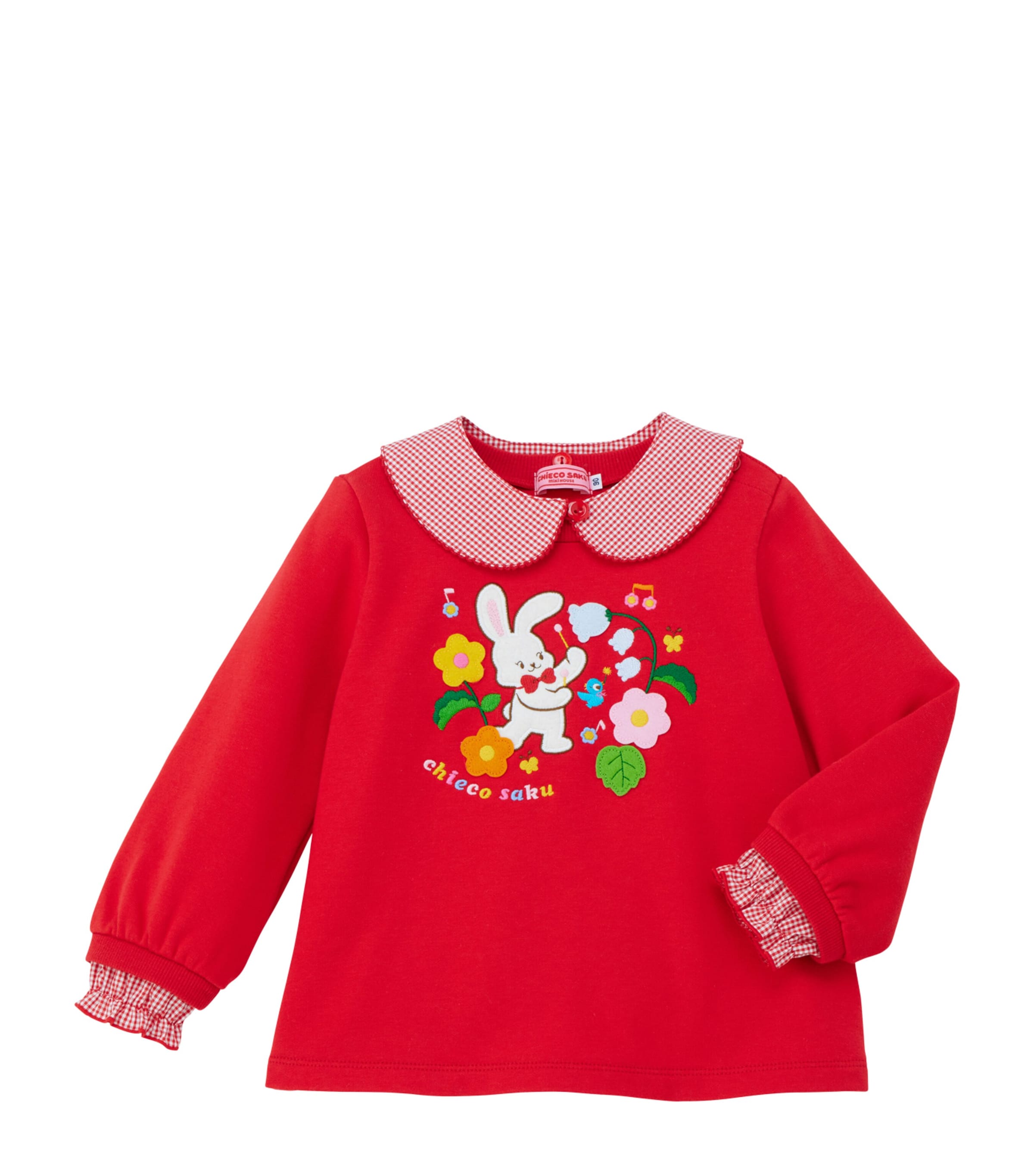 Miki House Cotton Collared Sweatshirt (2-7 Years) | Kids New In | Girls Clothing | Sweatshirts & Hoodies | Designers | Miki House | Hoodies & Sweatshirts