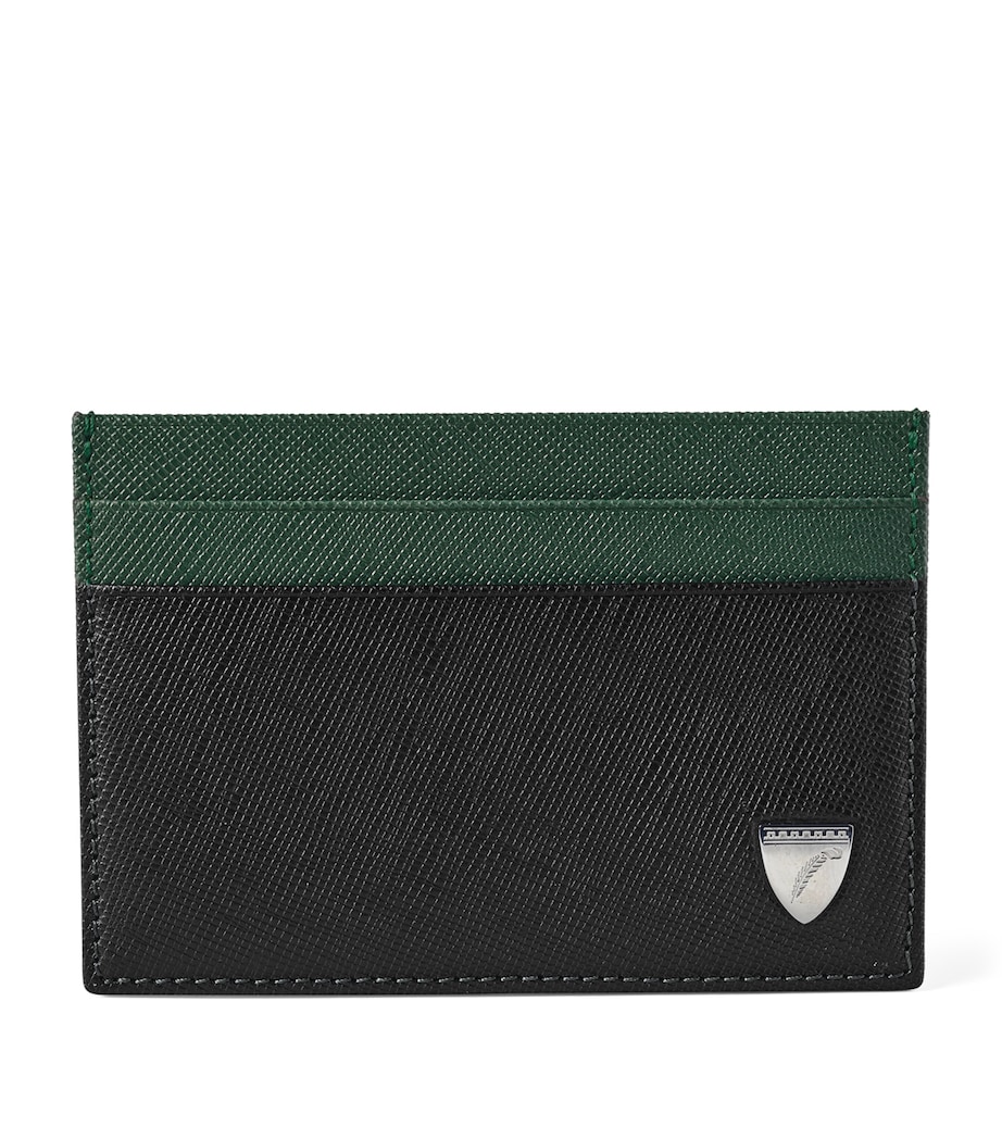 Leather Slim Card Holder BLACK Image 1