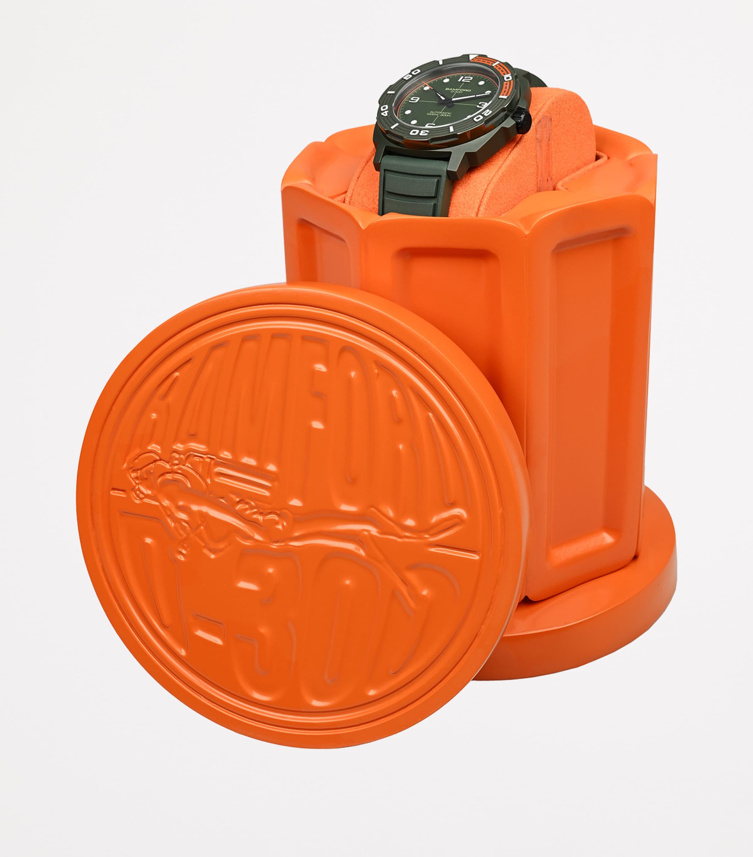 Ceramic D-300 Dive Watch 42mm GREEN Image 5