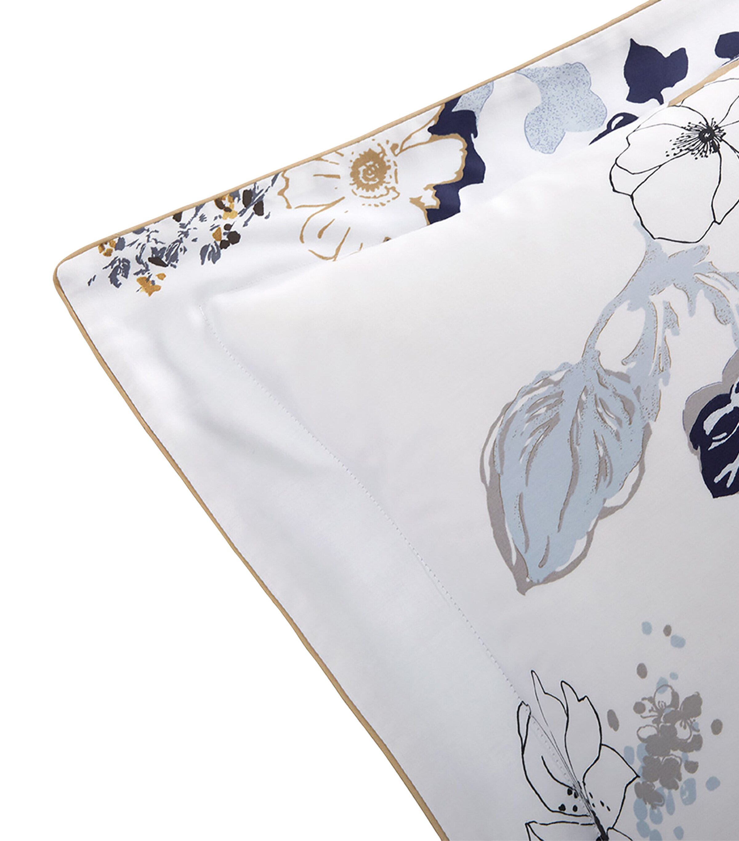 Yves Delorme Organic Cotton Eclipses Oxford Pillowcase (50cm x 75cm) Multicoloured Image 5