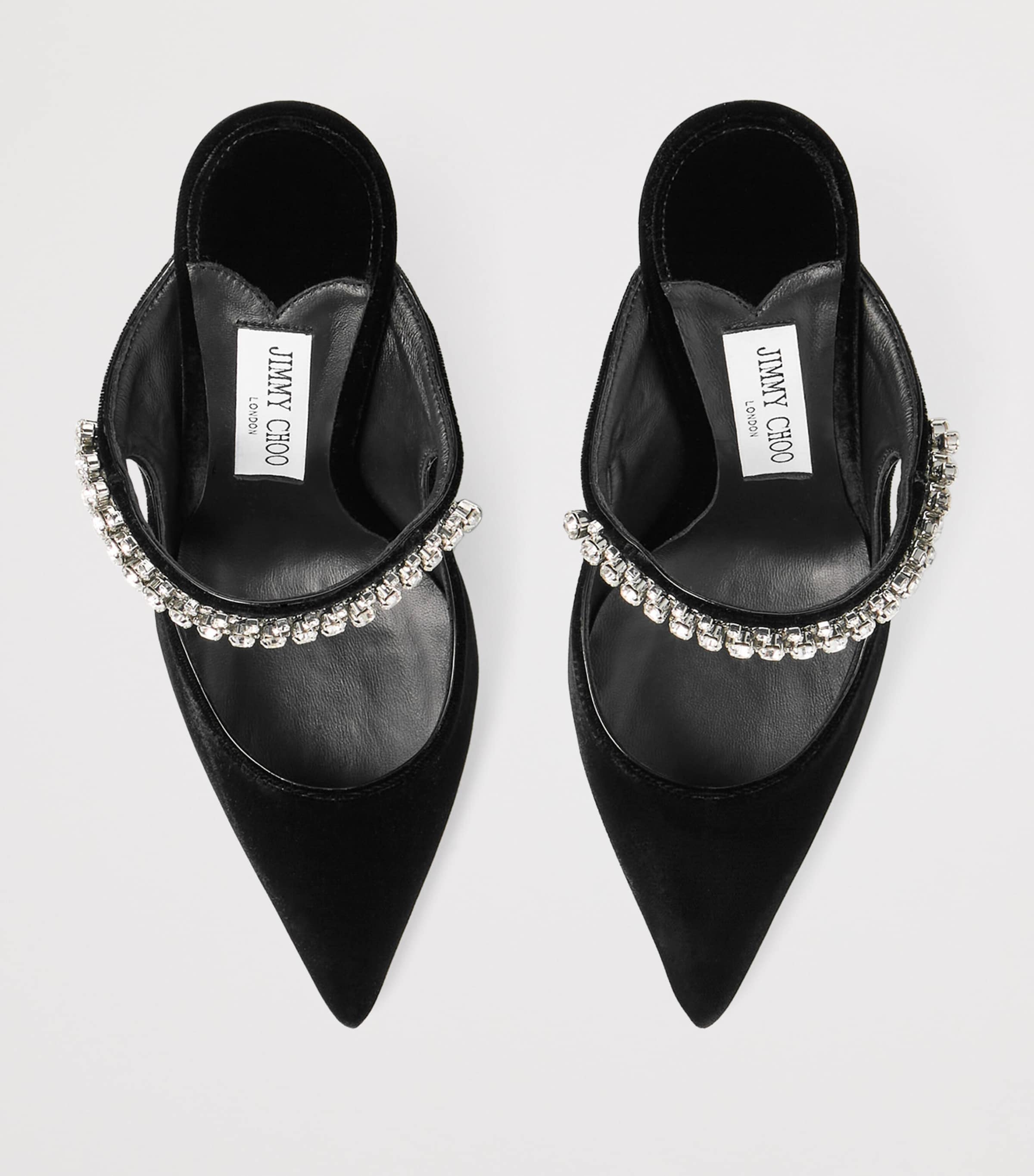 Bing 100 Velvet Mules NERO Image 3
