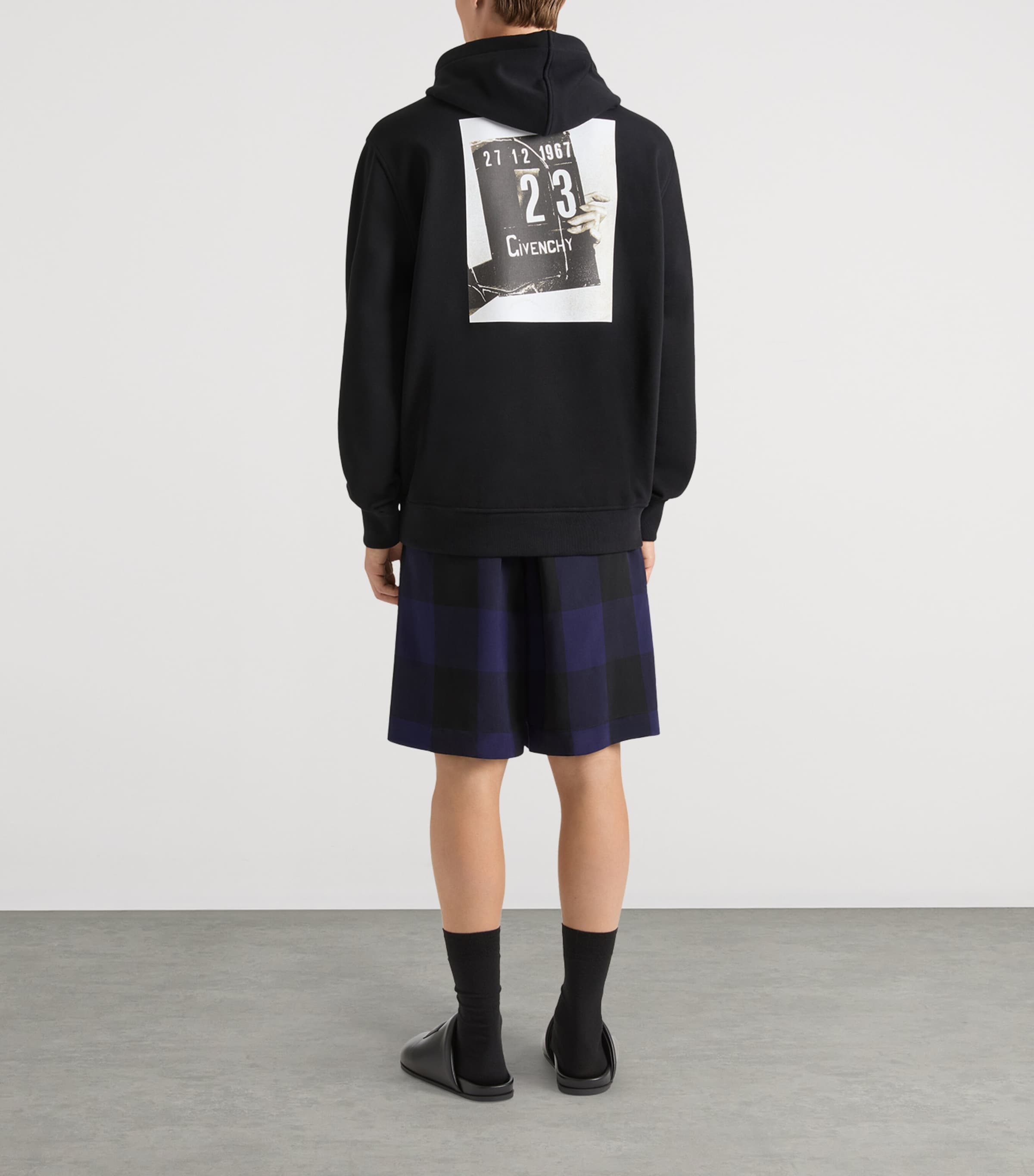 Cotton Graphic Sweatshirt BLACK Image 3