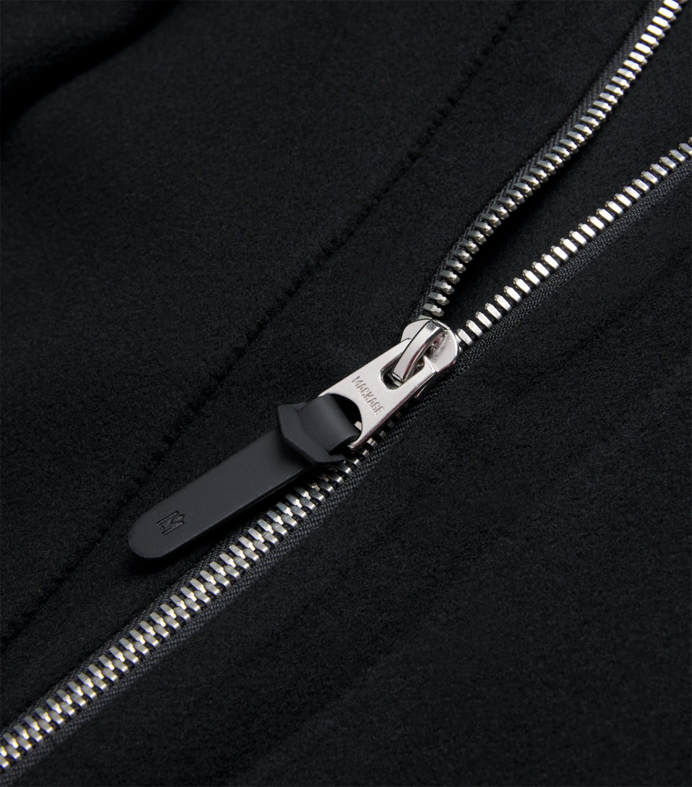 Wool Emilio-W Bomber Jacket BLACK A Image 5