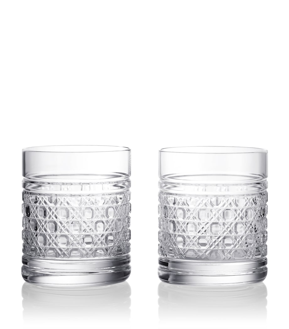 Set of 2 Crystal Opulence Tumblers (340ml) CLEAR Image 1