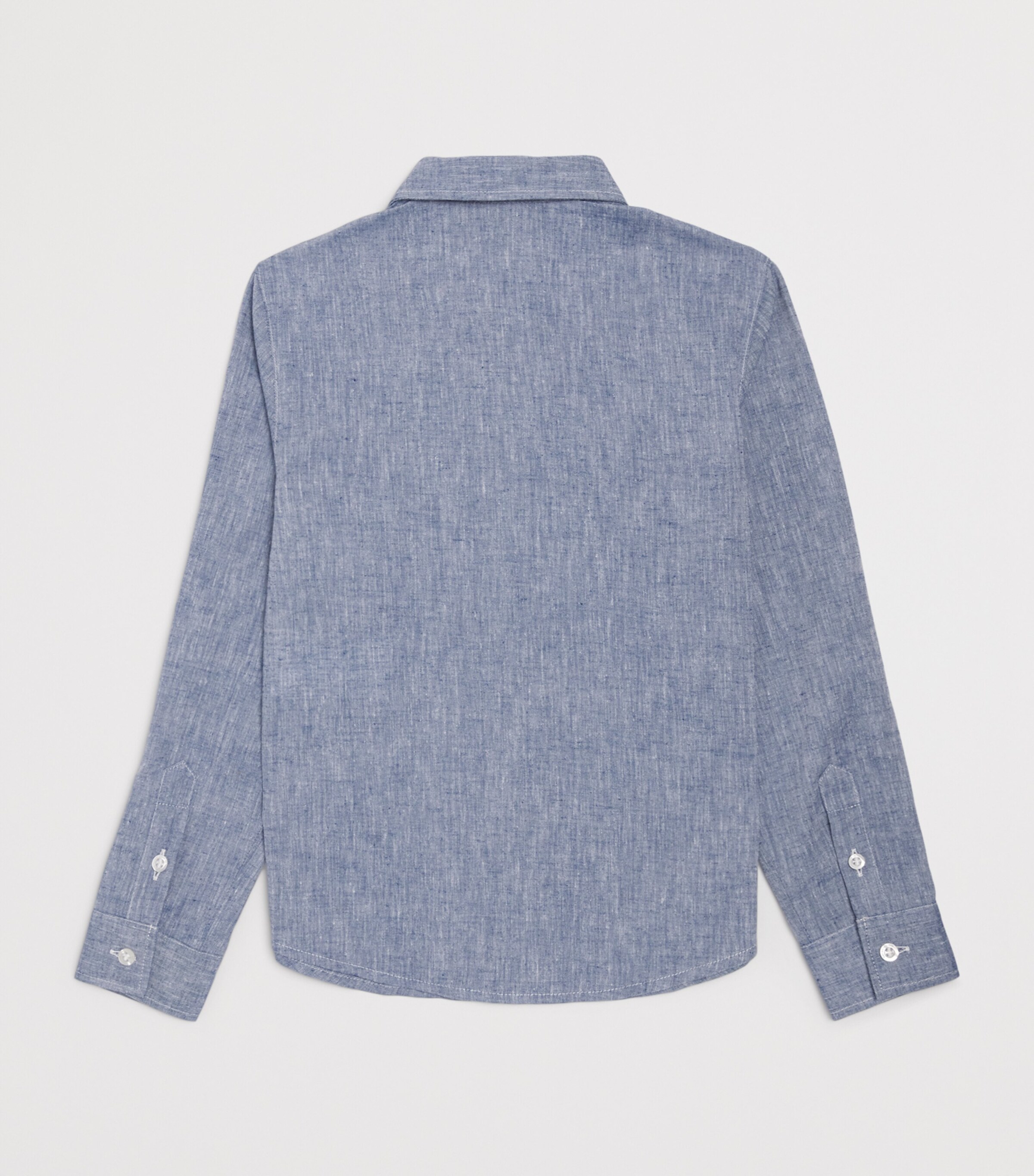 Cotton Logo Shirt (4-16 Years) BLUE ICE Image 2