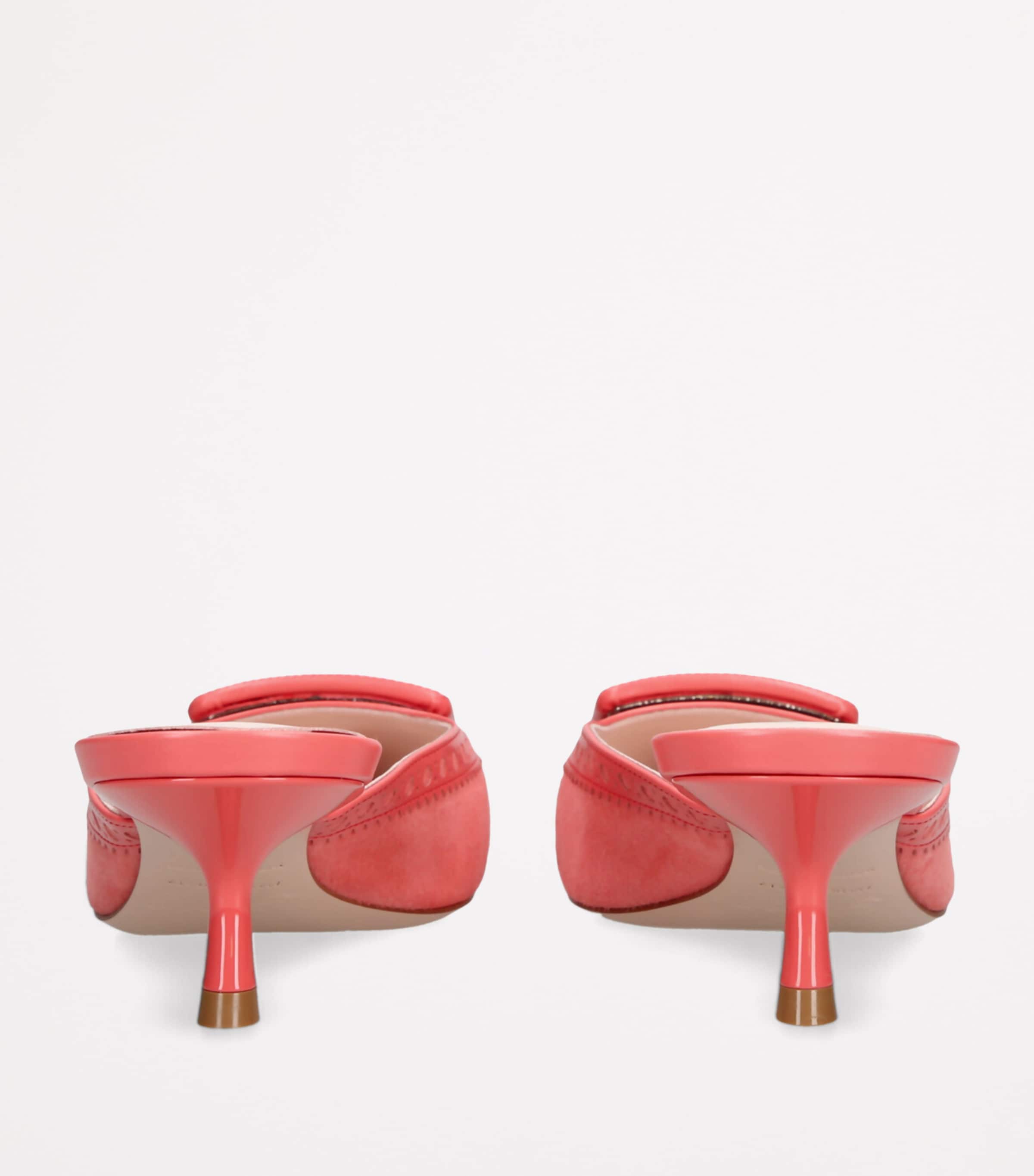 Leather Viv In The City Mules 45 PINK Image 2