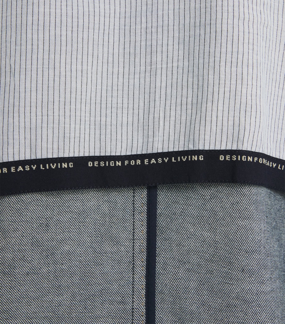 Denim Single-Breasted Blazer ULTRAMARINE Image 5