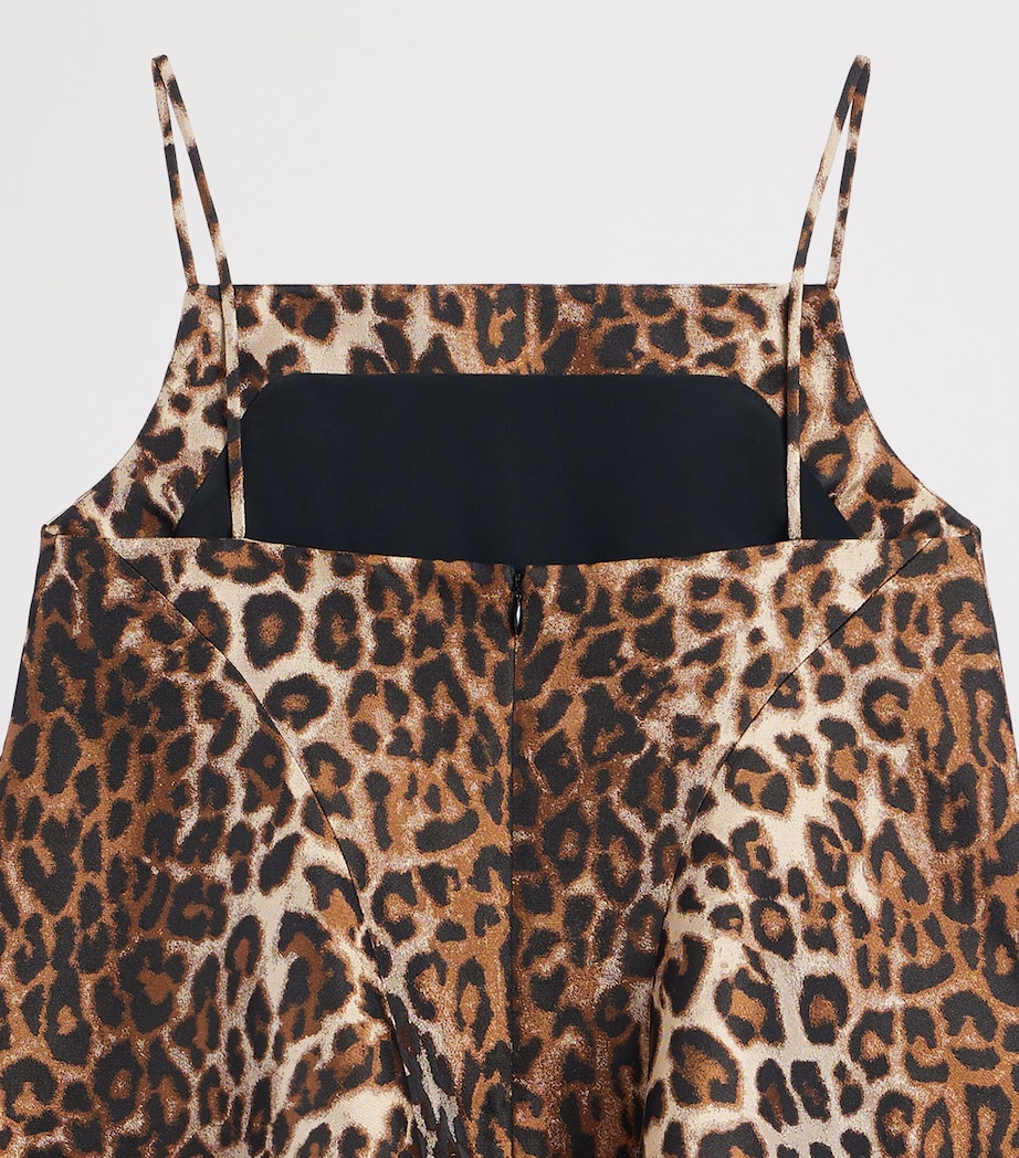Givenchy Womens Cady Leopard Square-Neck Cami Top Image 7