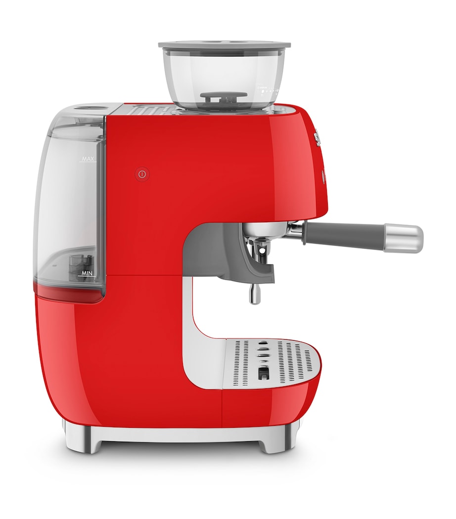 EGF03CRUK Espresso Coffee Machine with Grinder RED Image 4