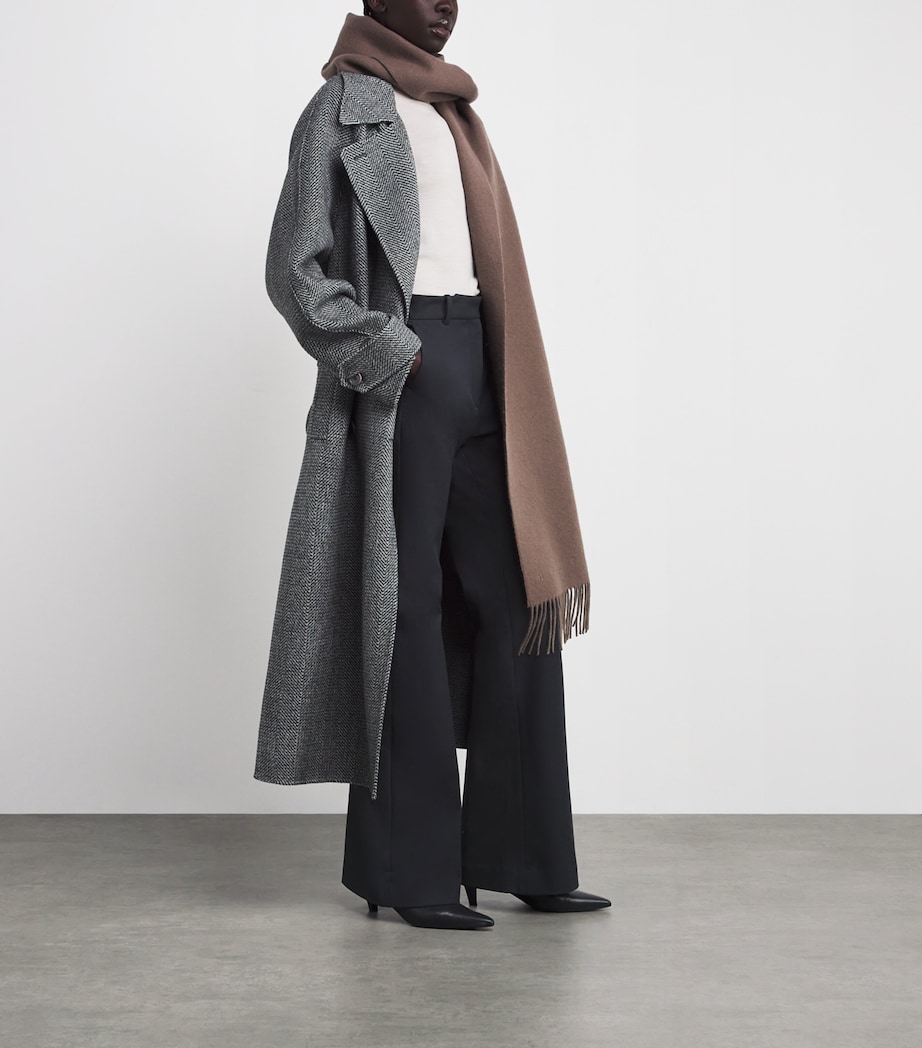 Stretch-Gabardine Tafira Trousers SMOKE Image 2