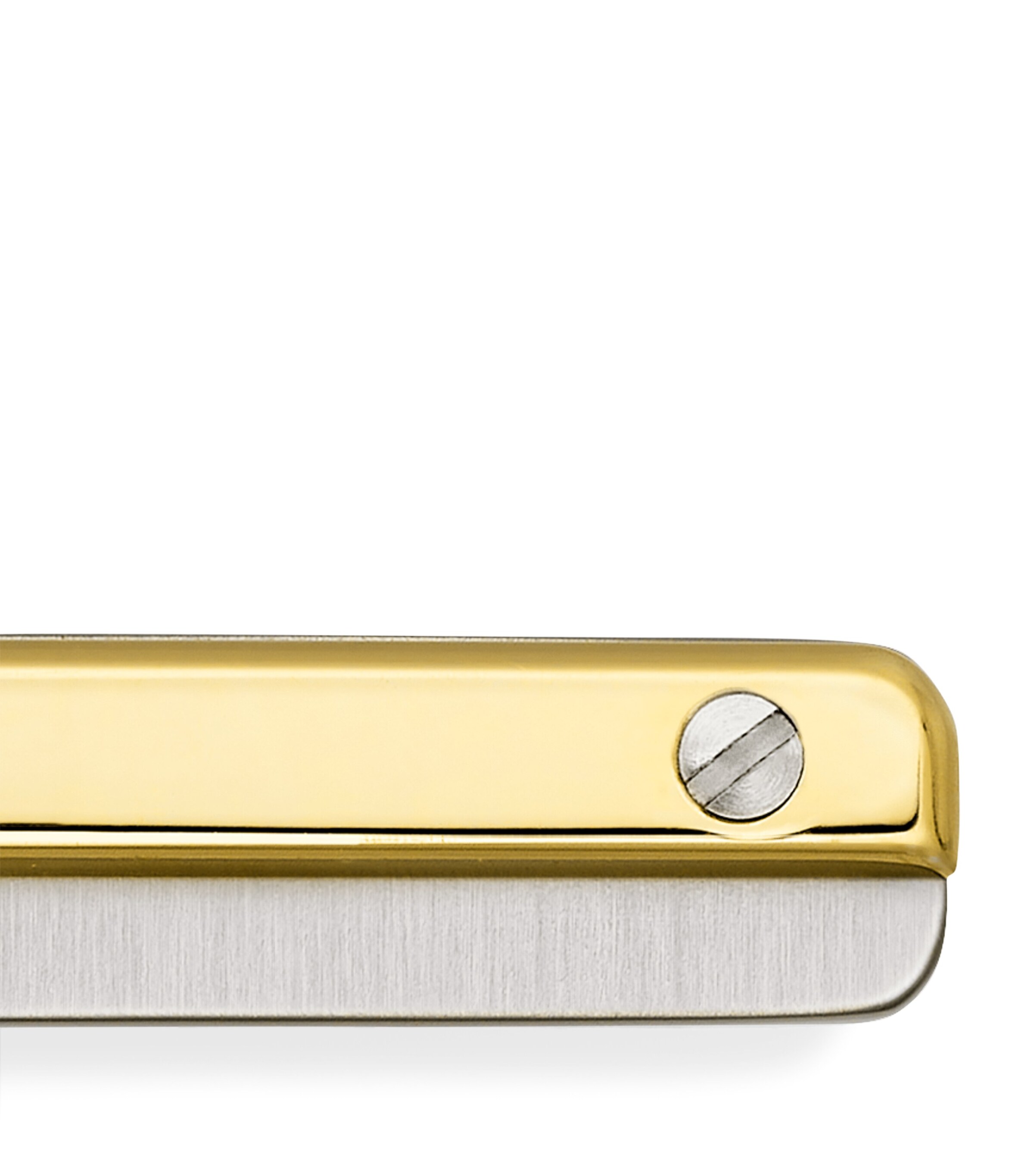 Cartier Yellow Gold and Stainless Steel Santos de Cartier Tie Clip Image 4