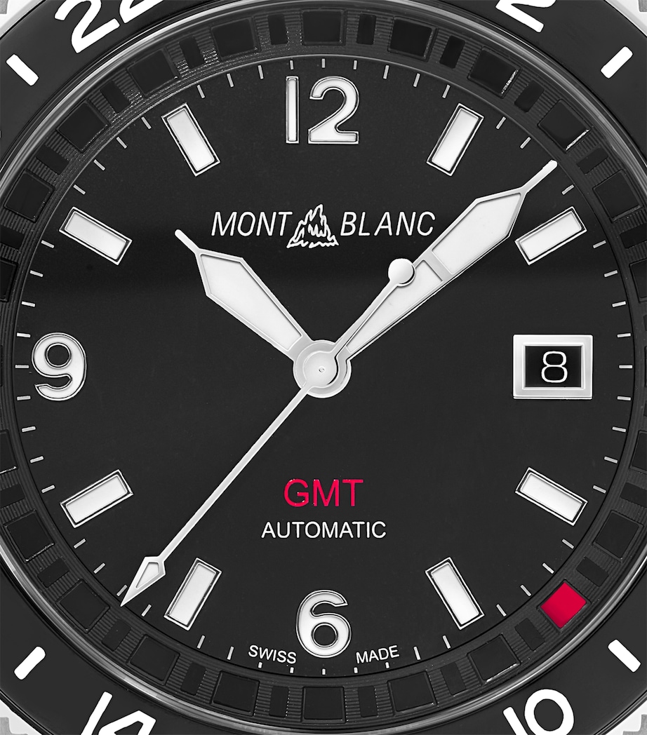 Stainless Steel Montblanc 1858 GMT Watch 42mm MULTI Image 6